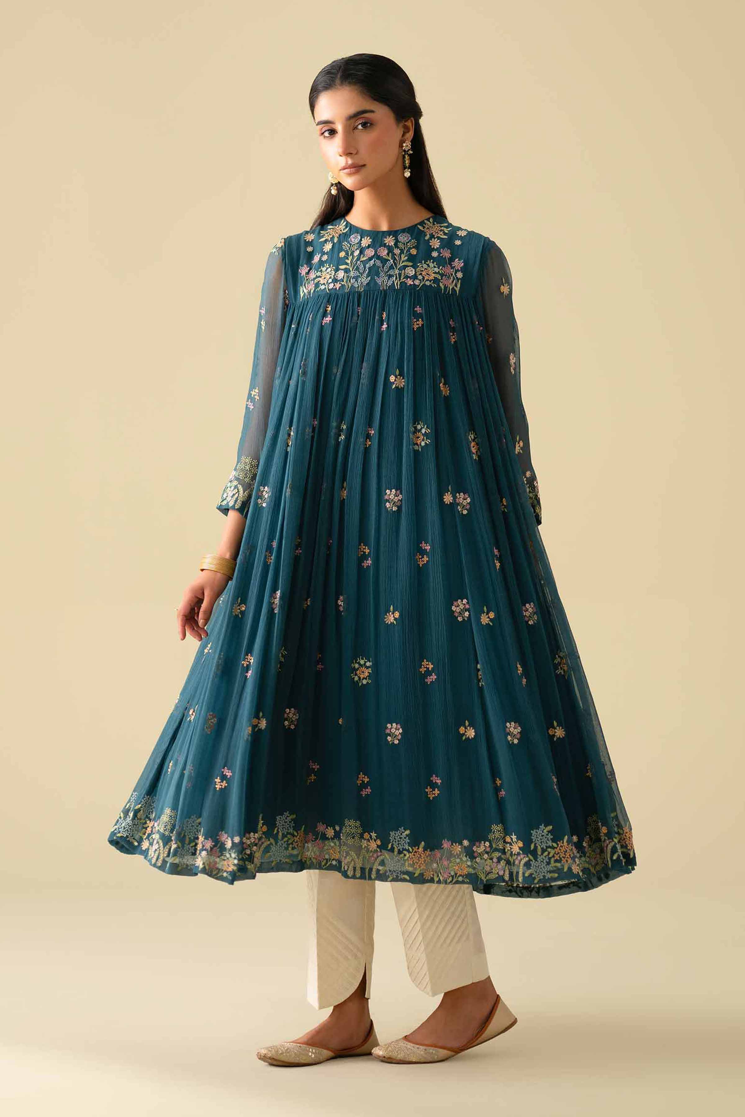 Embroidered Dress - KFE26-05 - Image 6