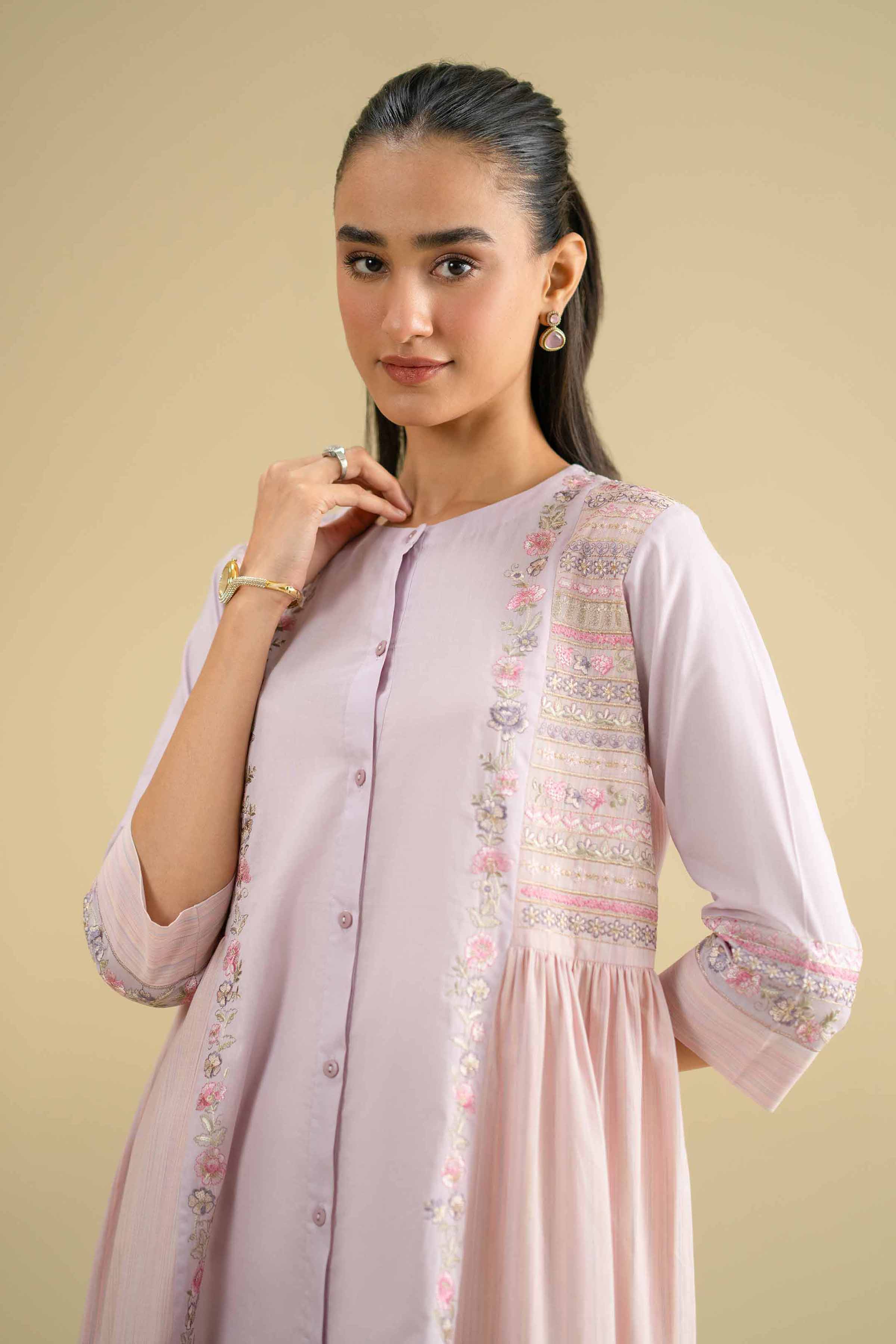 Embroidered Dress - KFE26-09 - Image 7