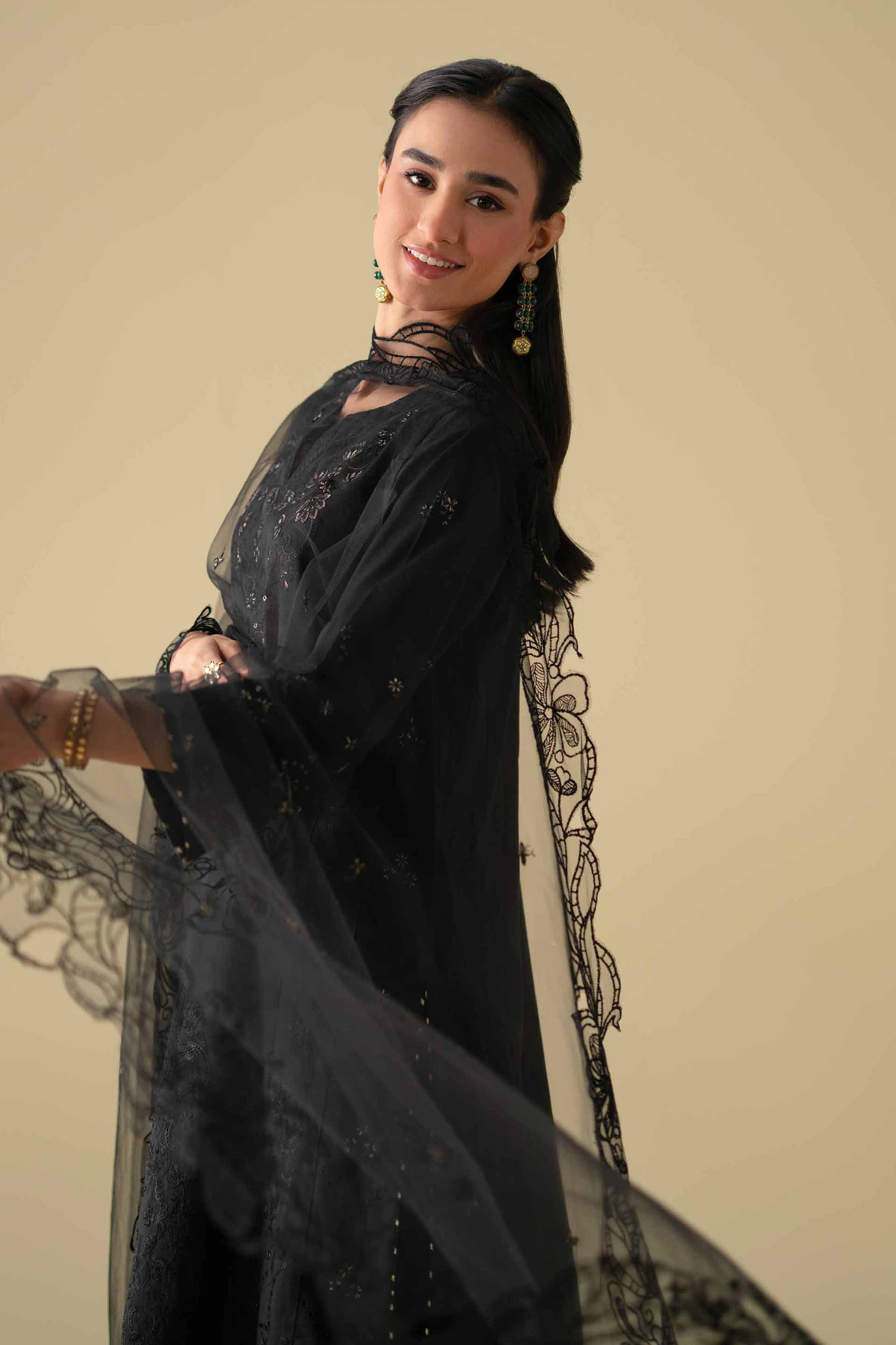 3 Piece - Embroidered Suit - KFE26-102 - Image 2