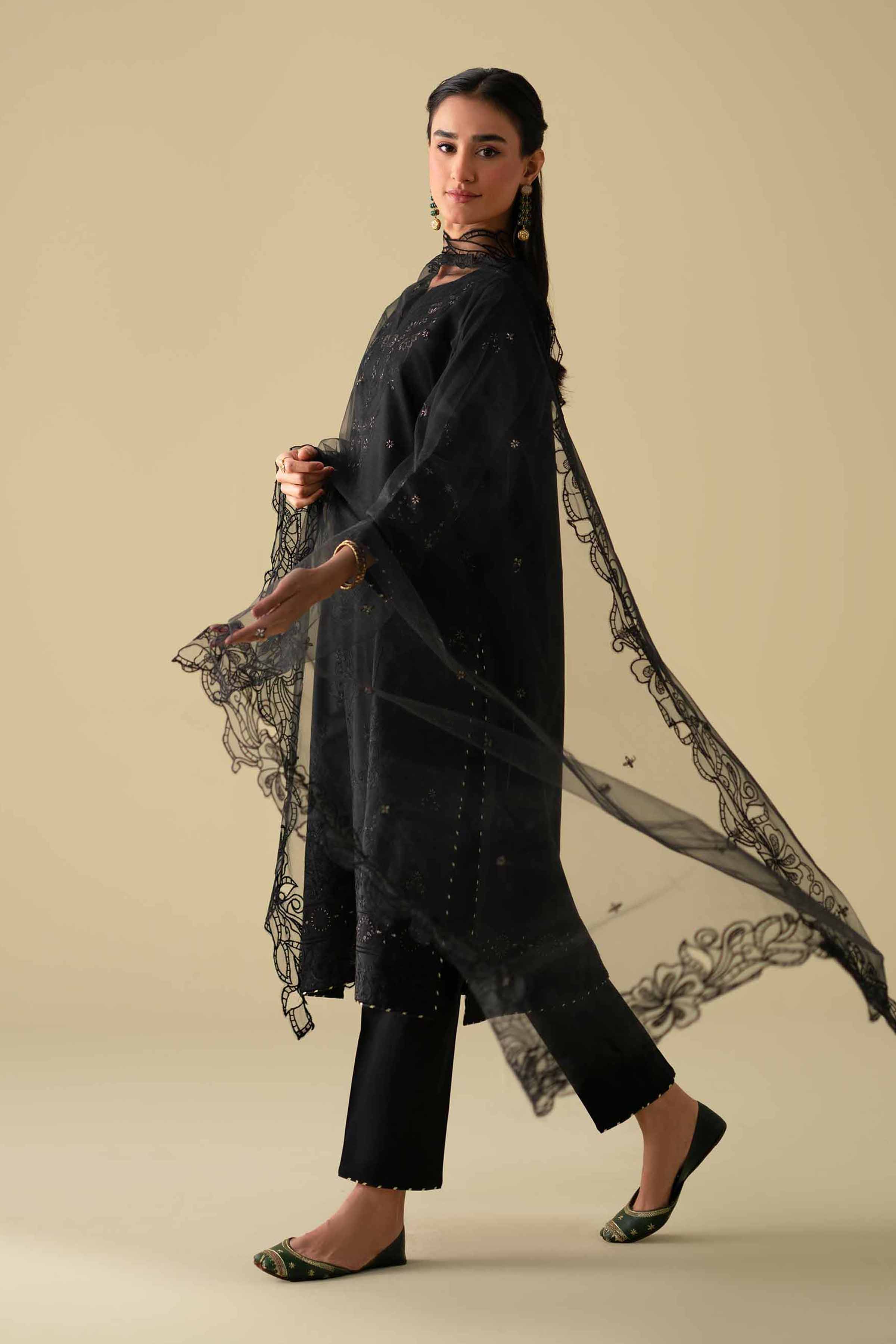 3 Piece - Embroidered Suit - KFE26-102 - Image 5
