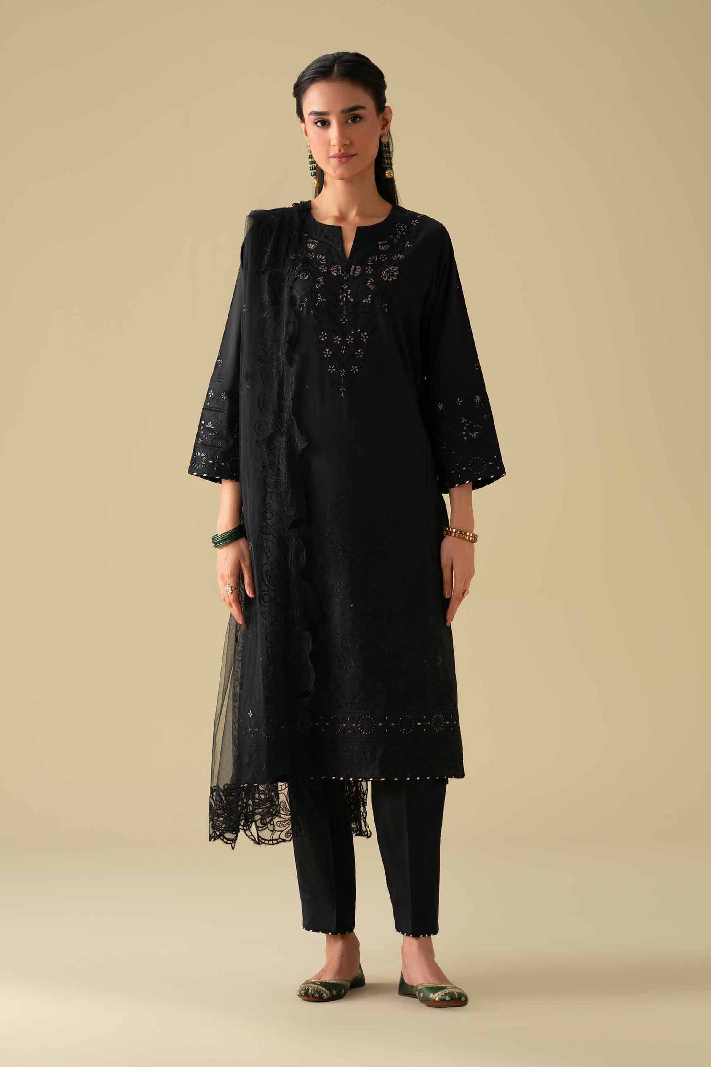 3 Piece - Embroidered Suit - KFE26-102 - Image 6