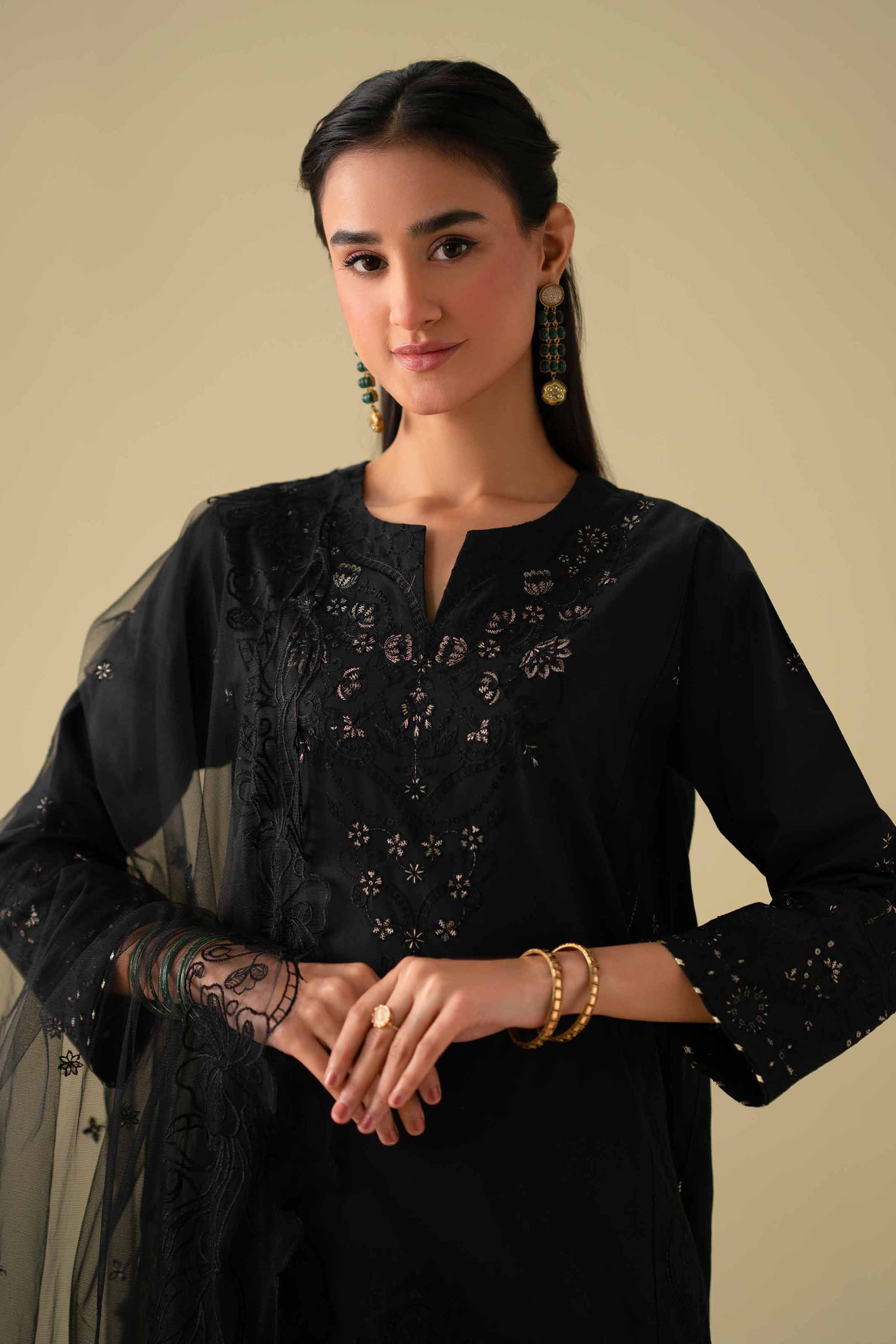 3 Piece - Embroidered Suit - KFE26-102 - Image 7