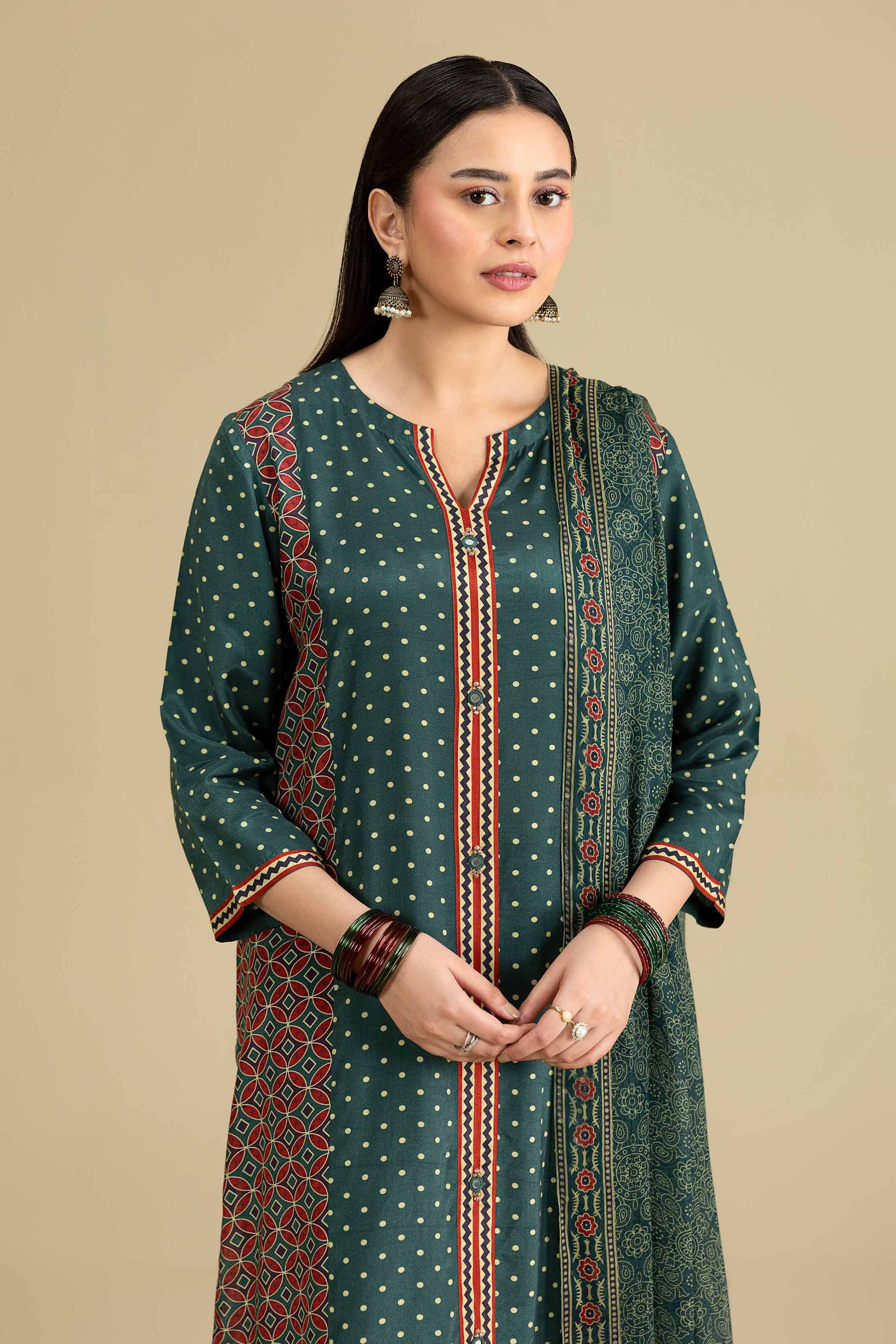 3 Piece - Printed Suit - KFE26-111 - Image 6