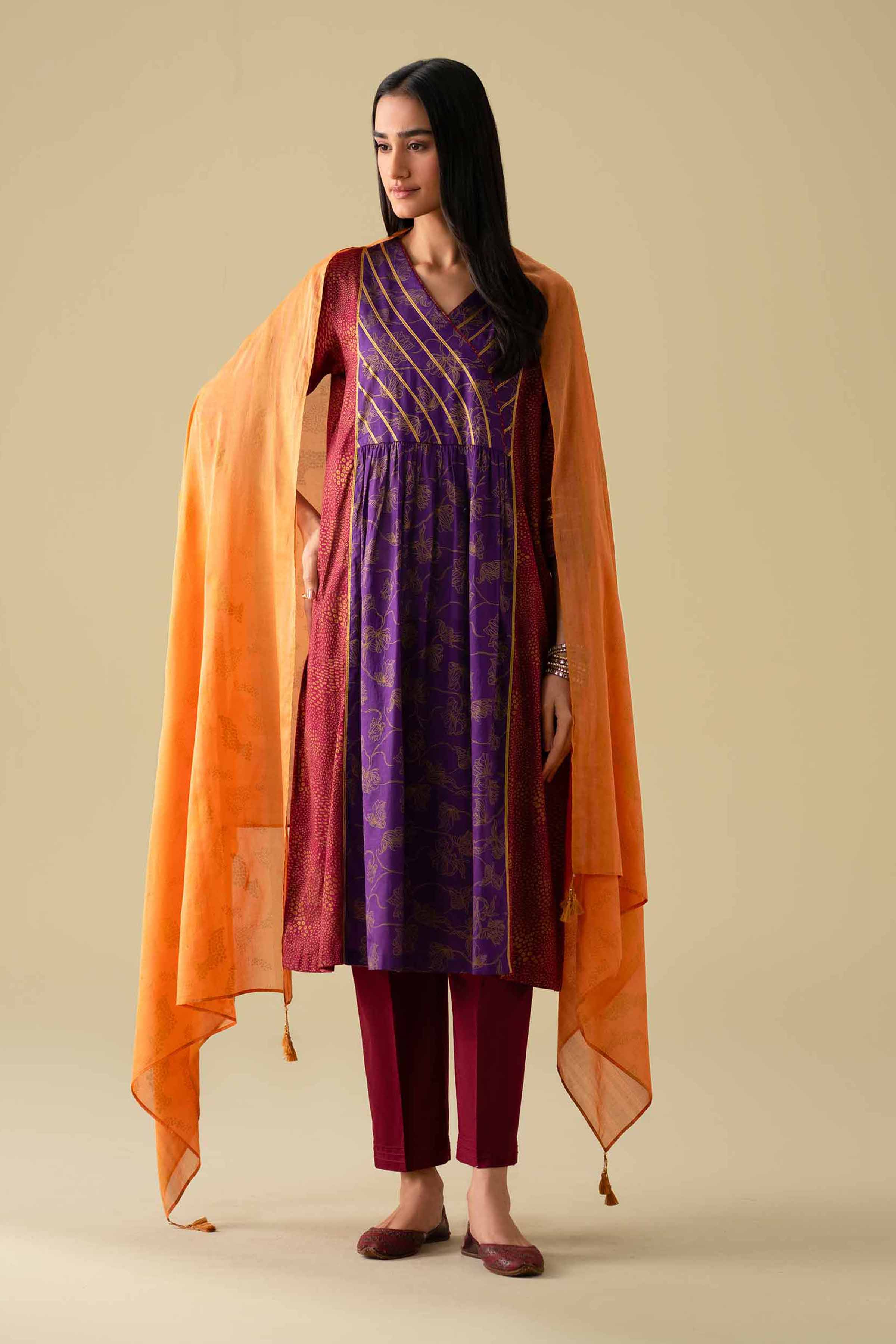 3 Piece - Printed Suit - KFE26-114 - Image 3