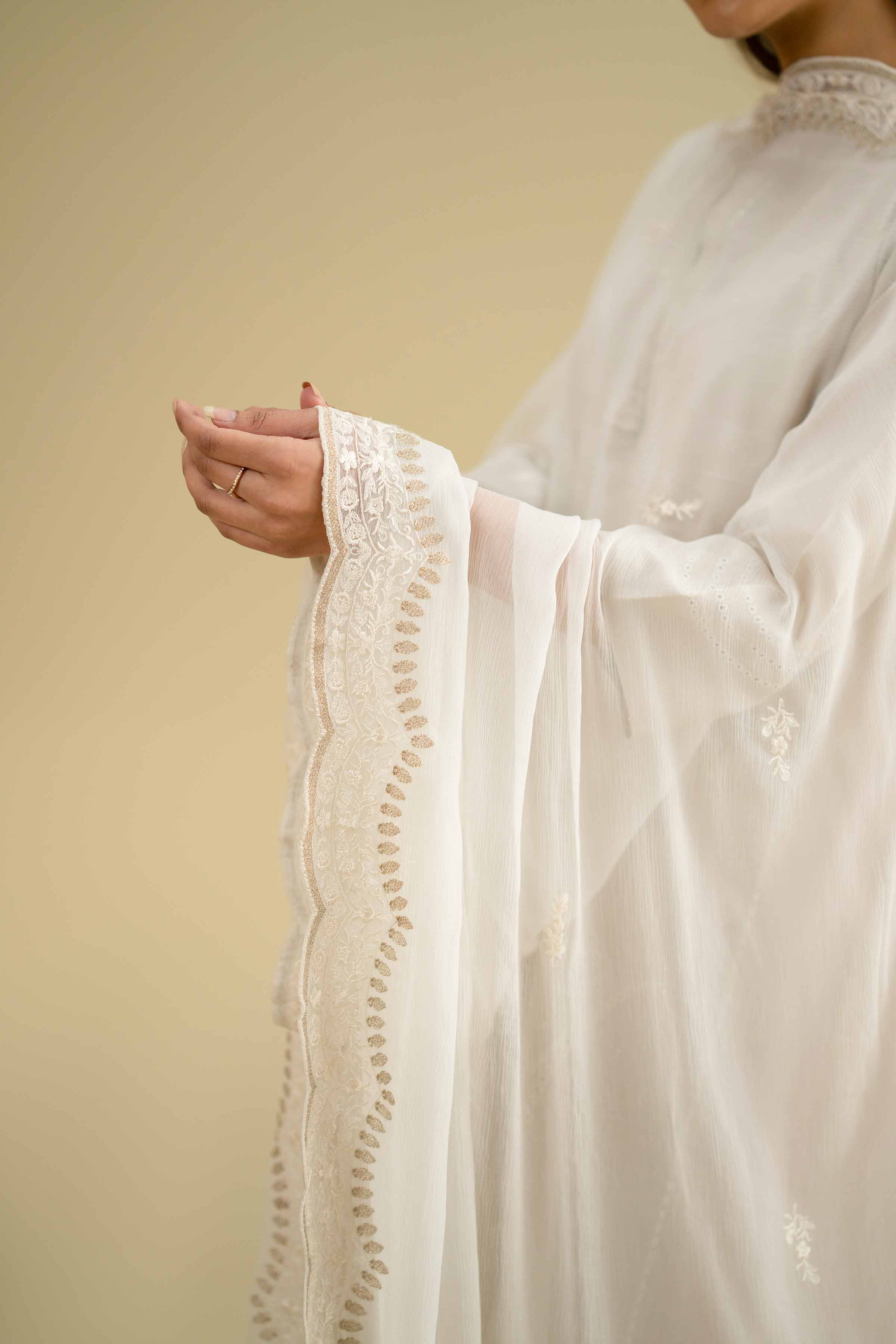 Embroidered Dupatta - KFE26-122 - Image 4