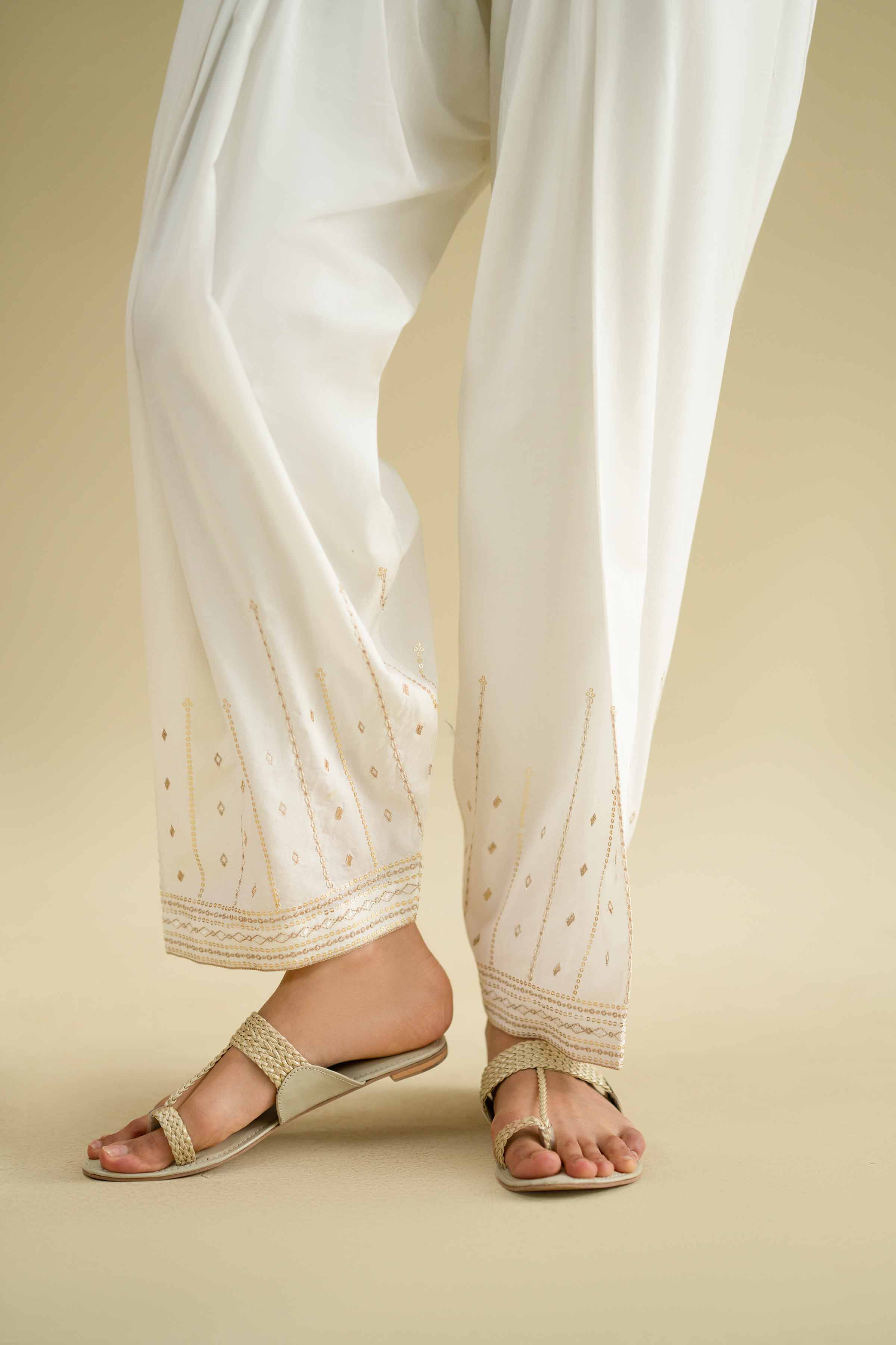 Embroidered Shalwar - KFE26-128 - Image 5