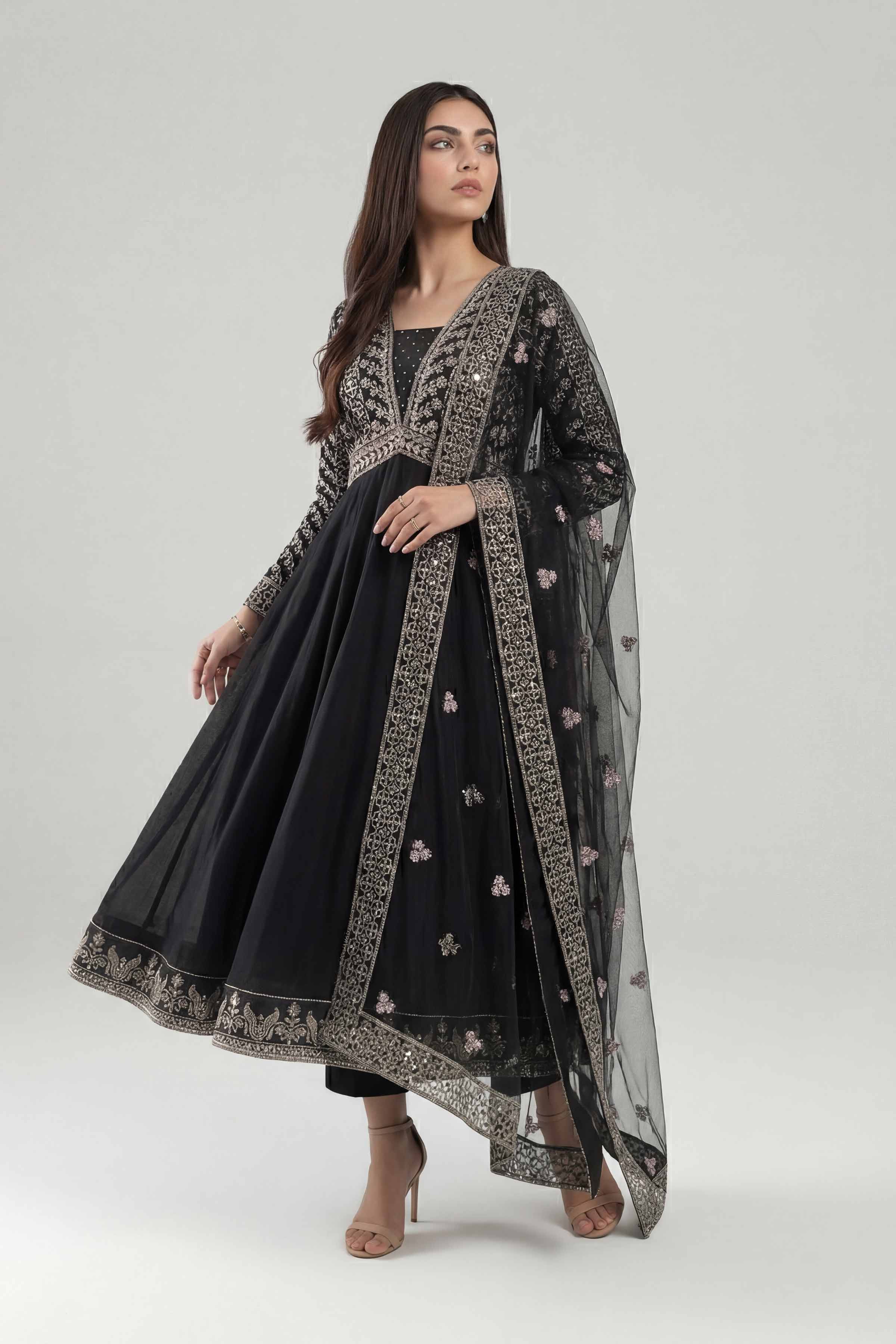2 Piece - Embroidered Suit - KFE26-149 - Image 5