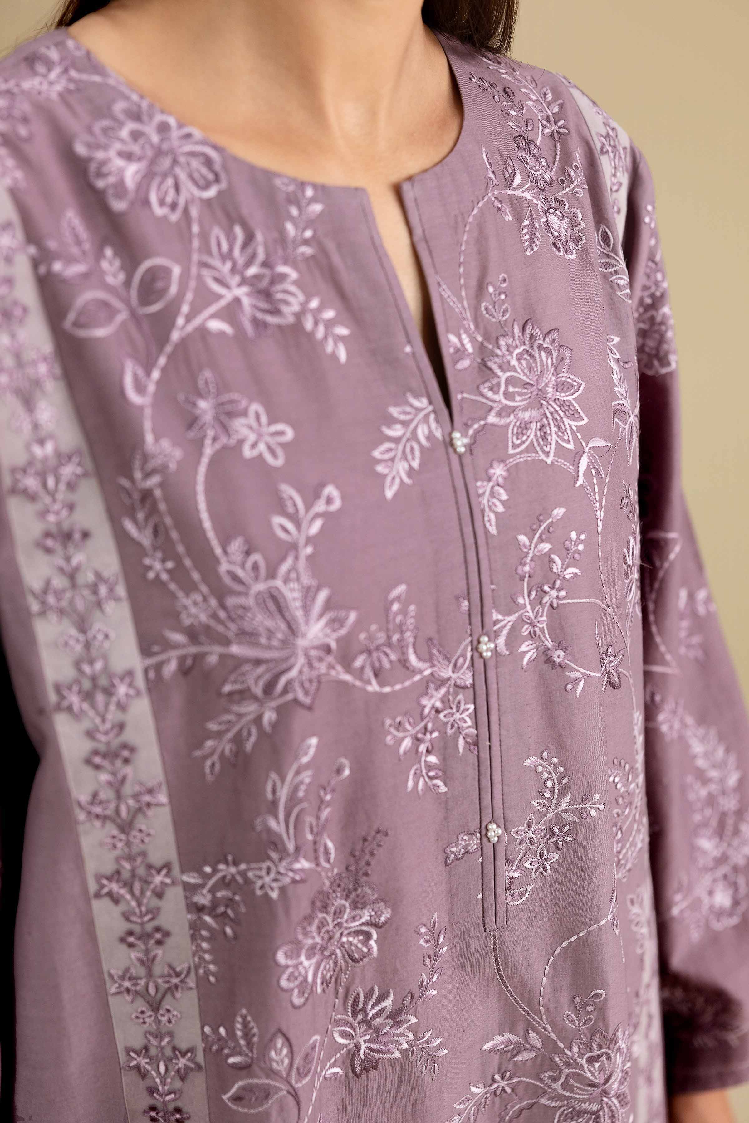 2 Piece - Embroidered Suit - KFE26-159 - Image 7