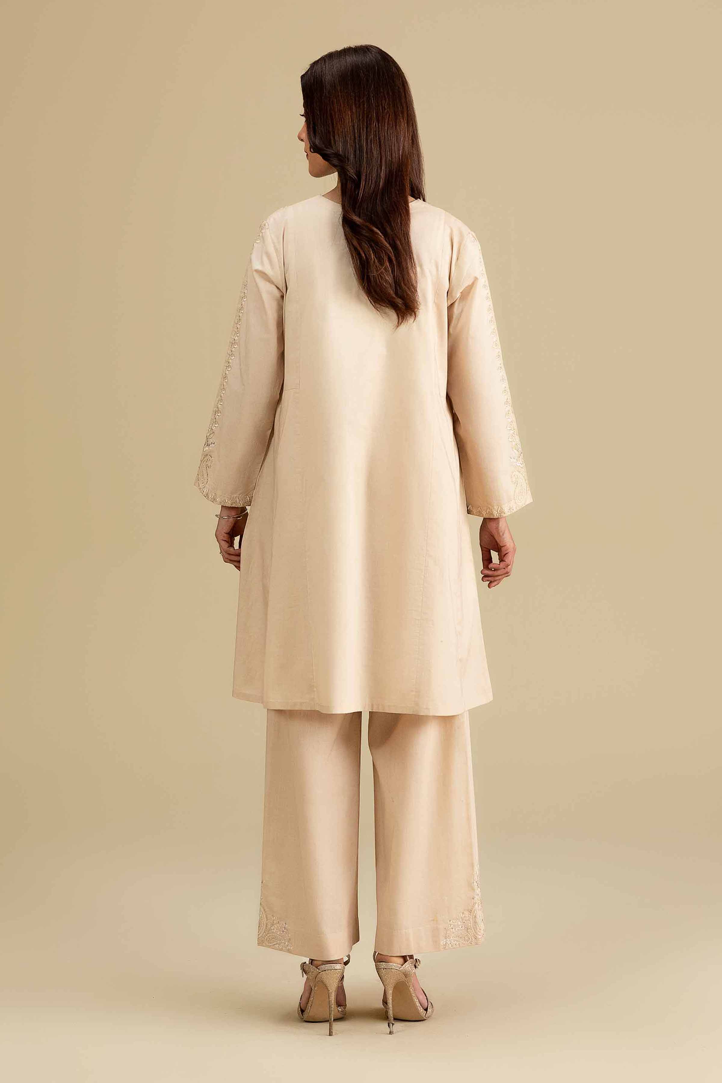 2 Piece - Embroidered Suit - KFE26-161 - Image 3
