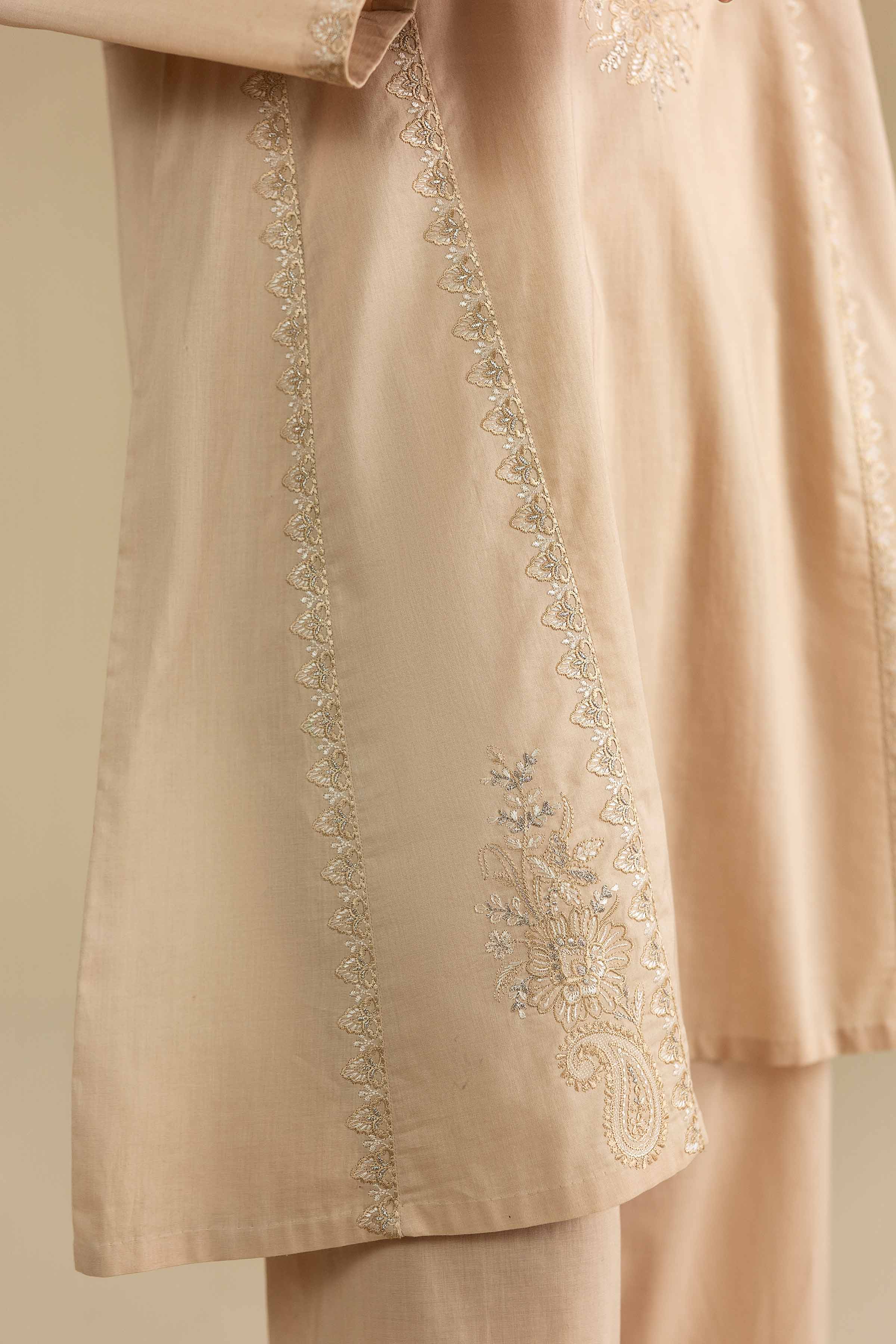 2 Piece - Embroidered Suit - KFE26-161 - Image 7