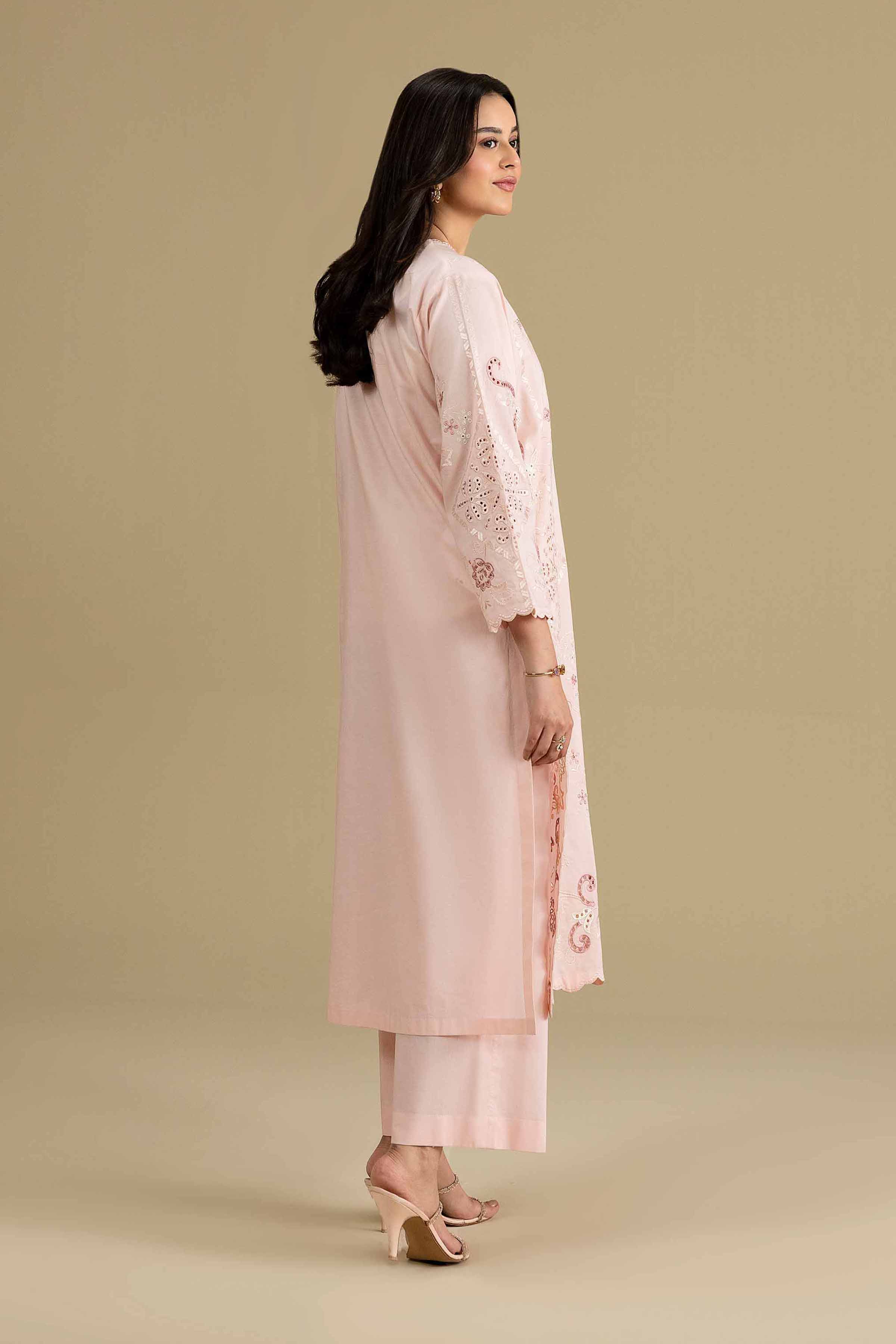 2 Piece - Embroidered Suit - KFE26-164 - Image 4