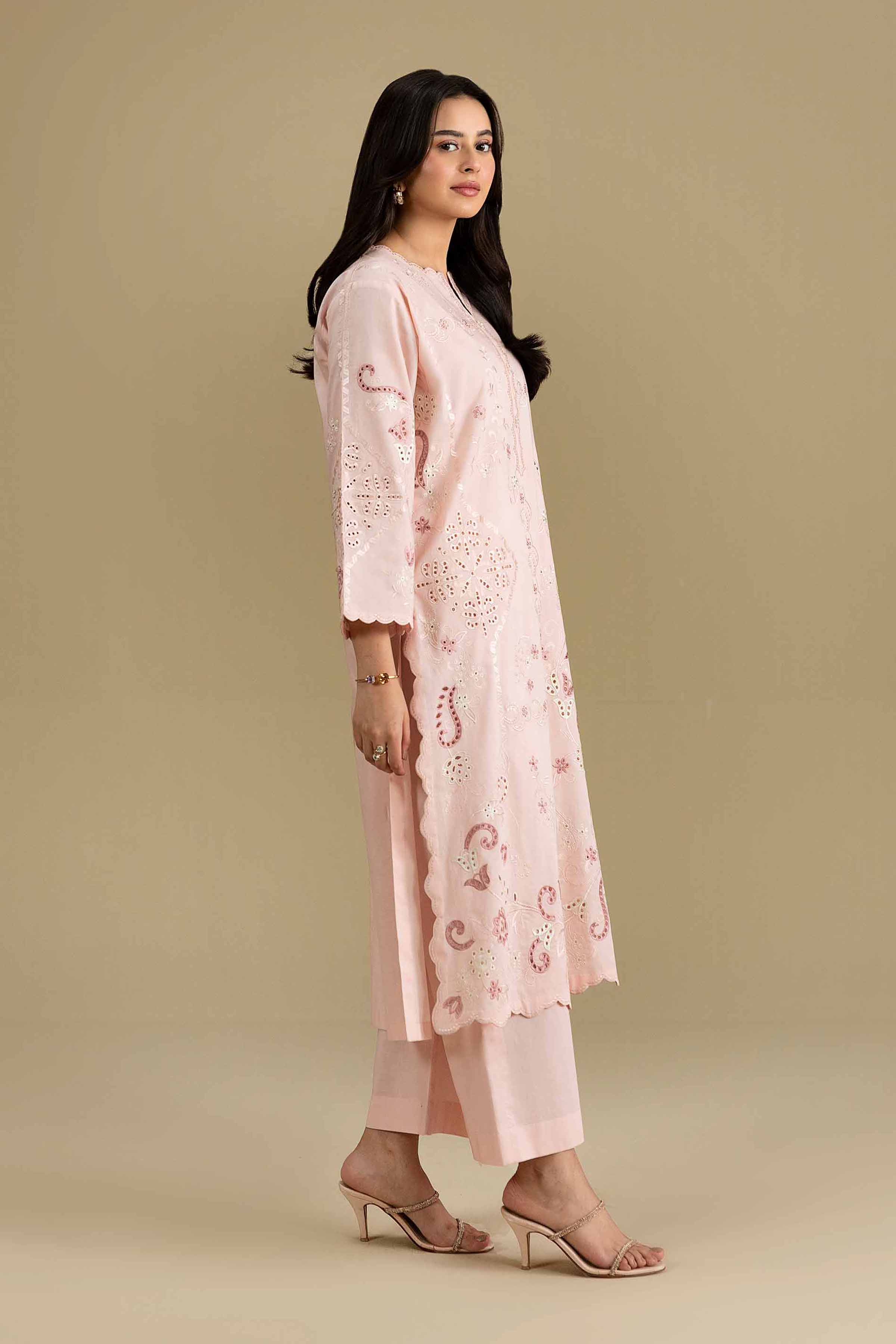 2 Piece - Embroidered Suit - KFE26-164 - Image 5