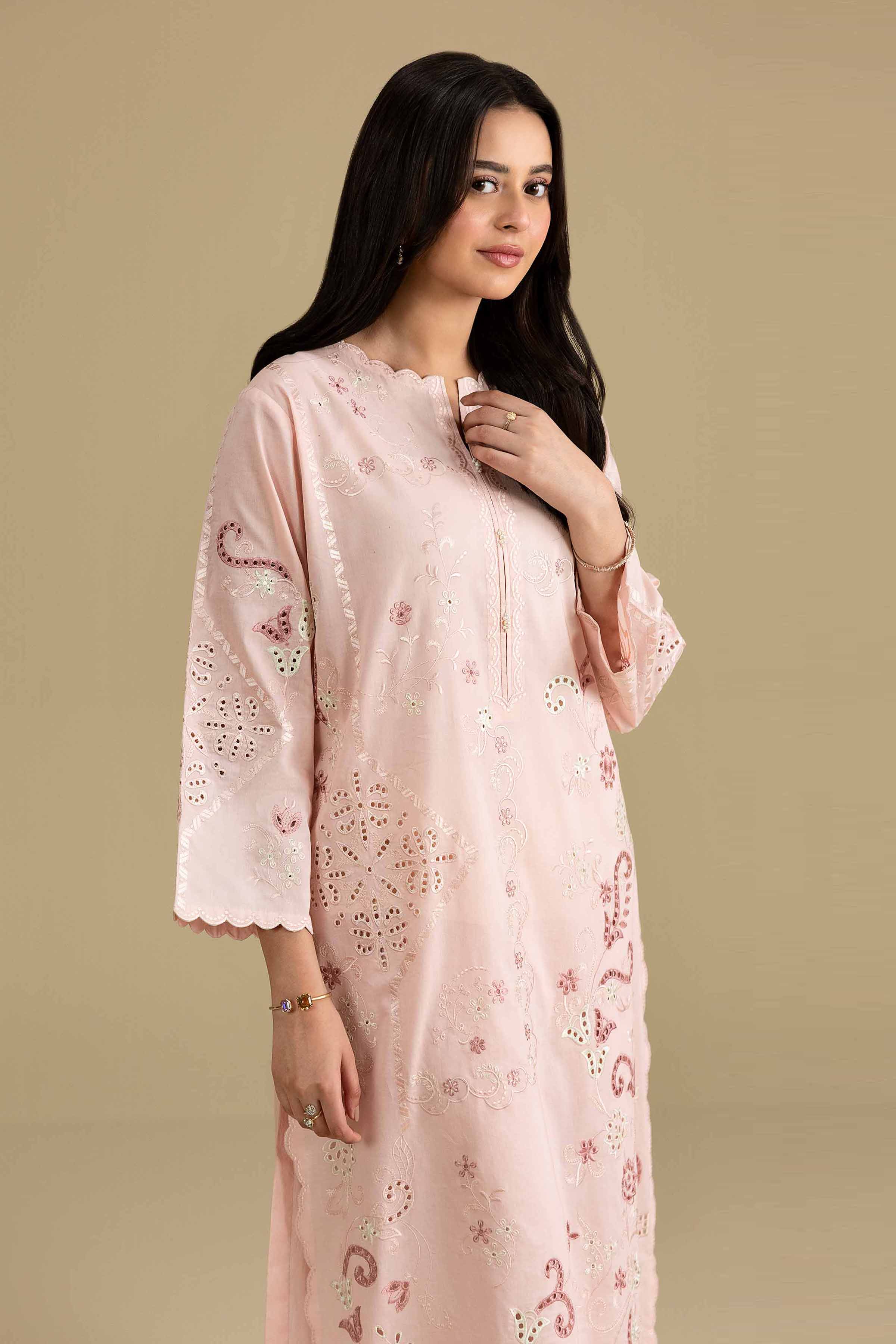 2 Piece - Embroidered Suit - KFE26-164 - Image 7
