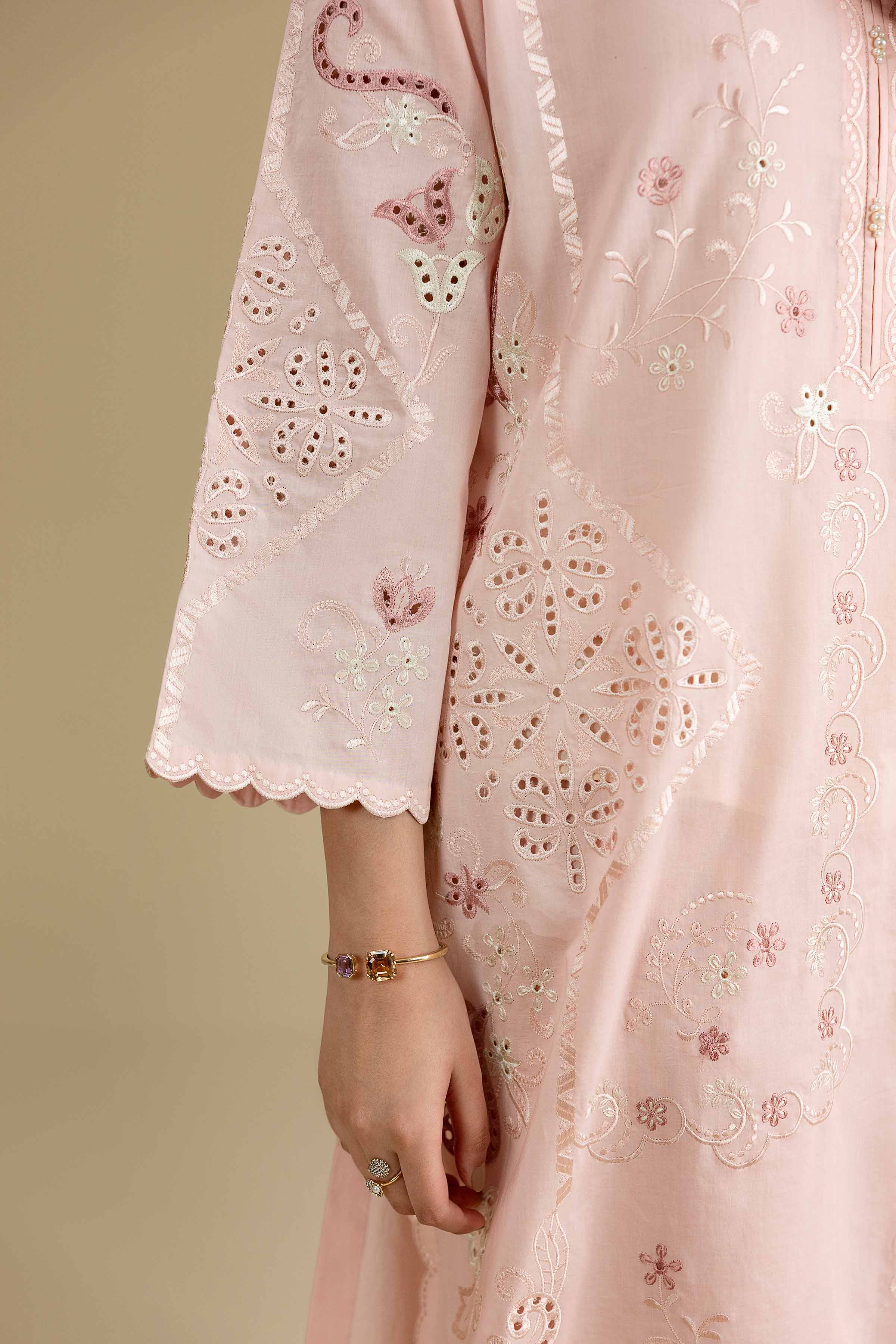 2 Piece - Embroidered Suit - KFE26-164 - Image 8
