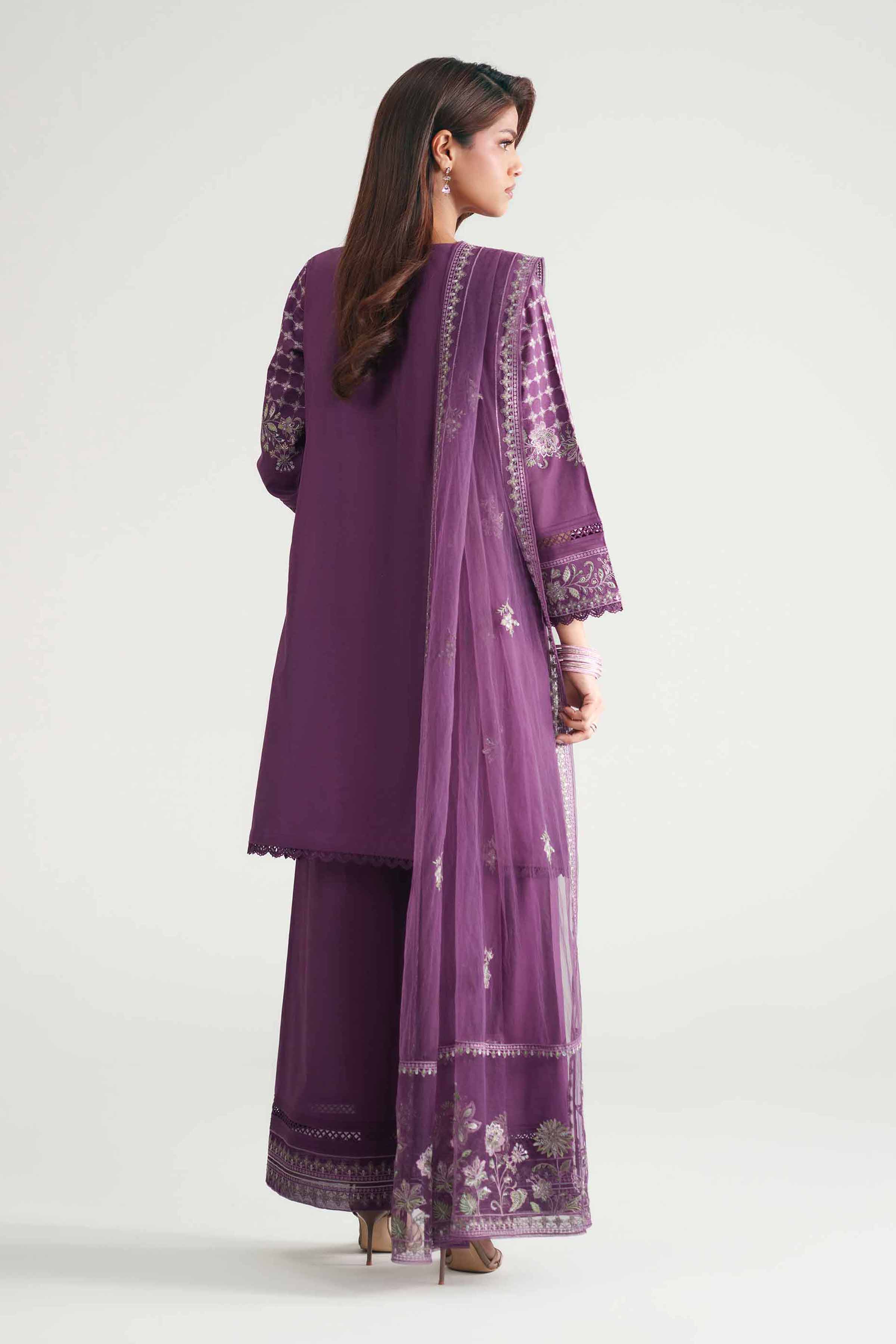 3 Piece - Embroidered Suit - KFE26-181 - Image 5