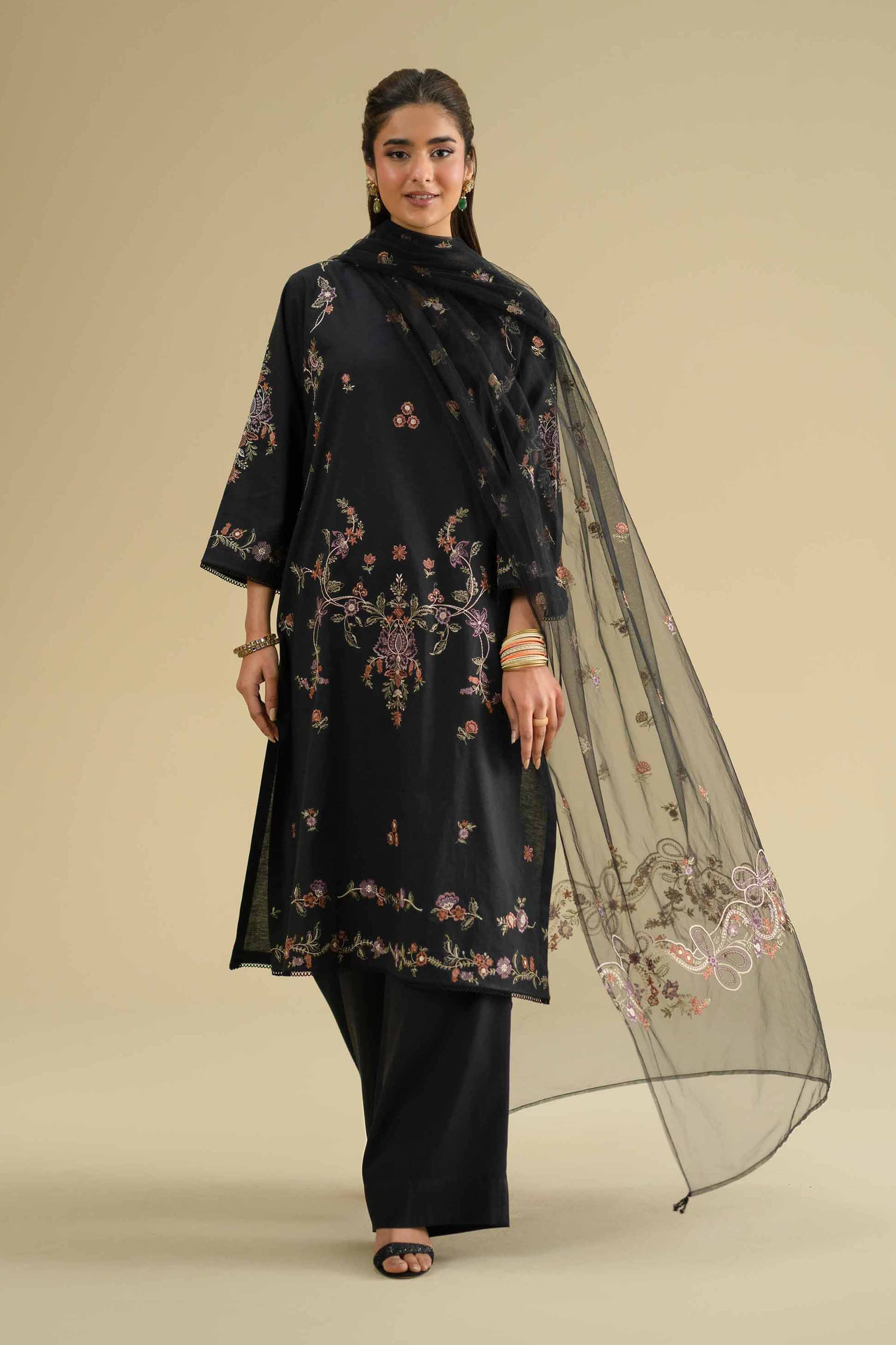 2 Piece - Embroidered Suit - KFE26-20