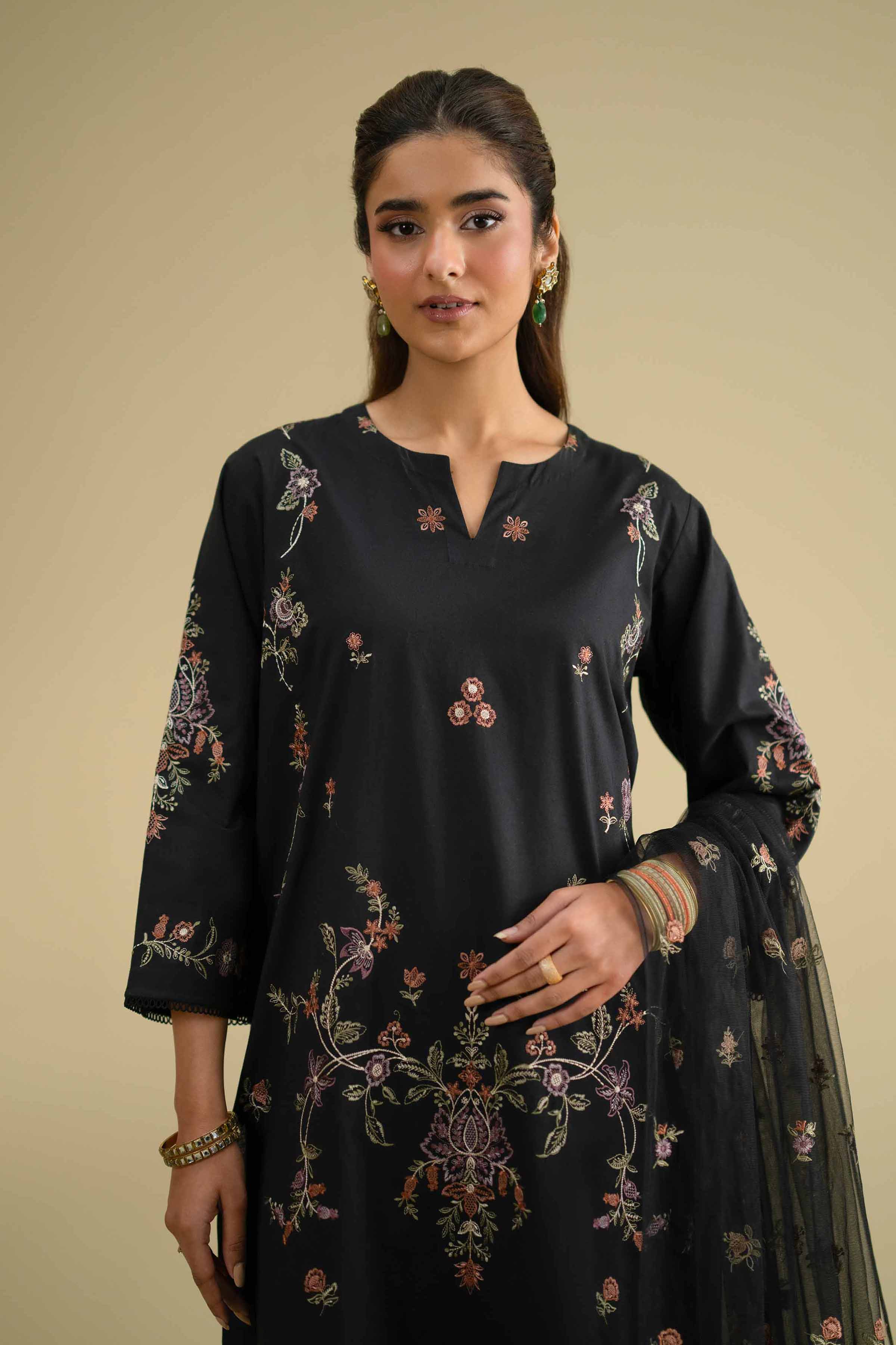 2 Piece - Embroidered Suit - KFE26-20 - Image 2