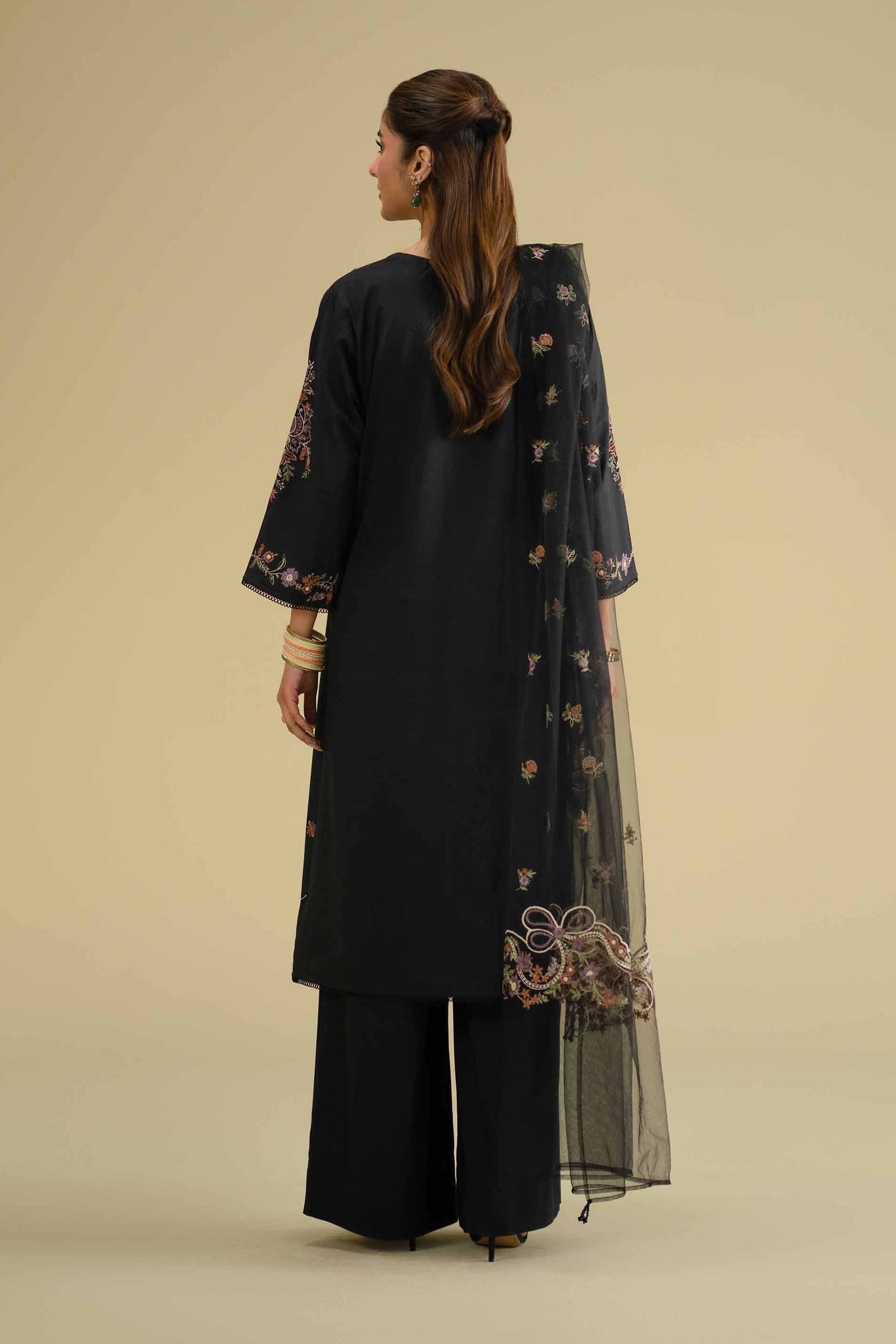 2 Piece - Embroidered Suit - KFE26-20 - Image 4