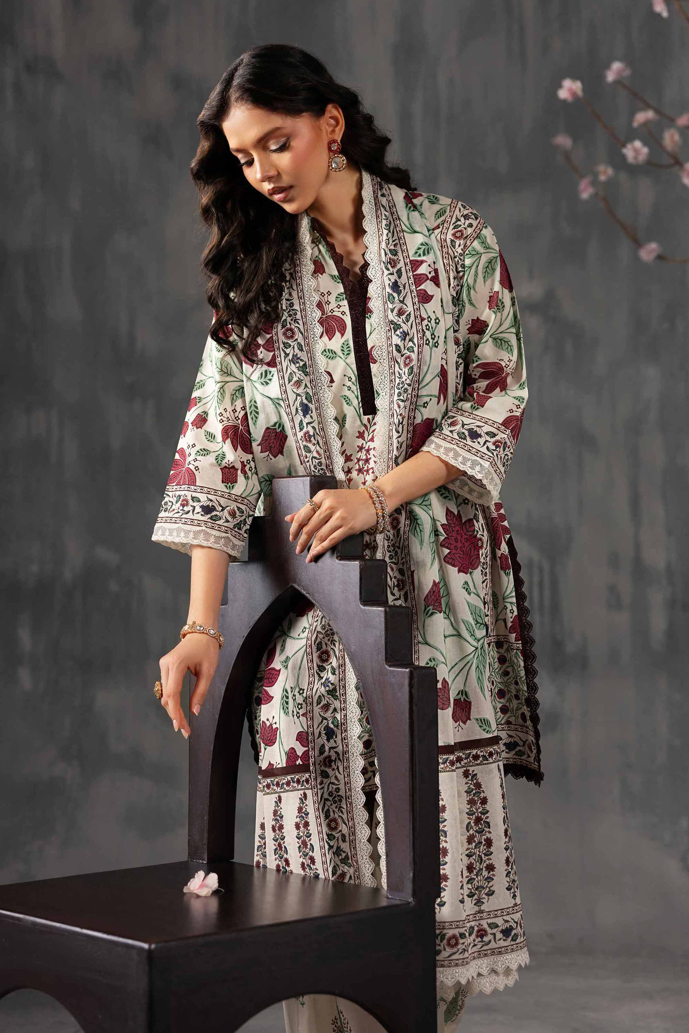 3 Piece - Printed Suit - KFE26-203 - Image 2