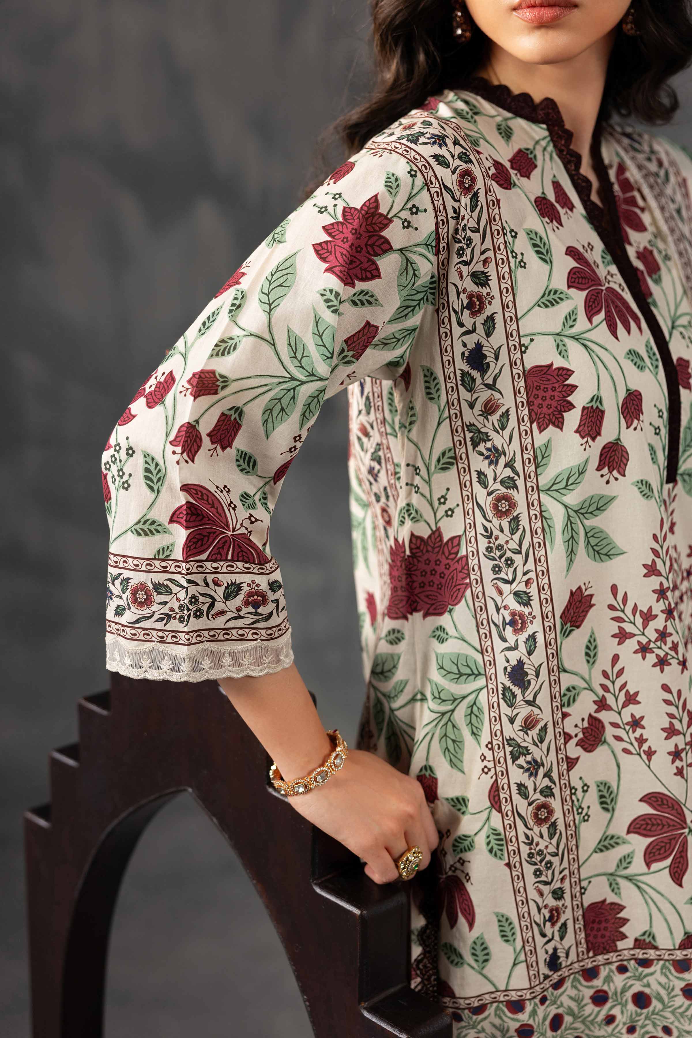 3 Piece - Printed Suit - KFE26-203 - Image 8