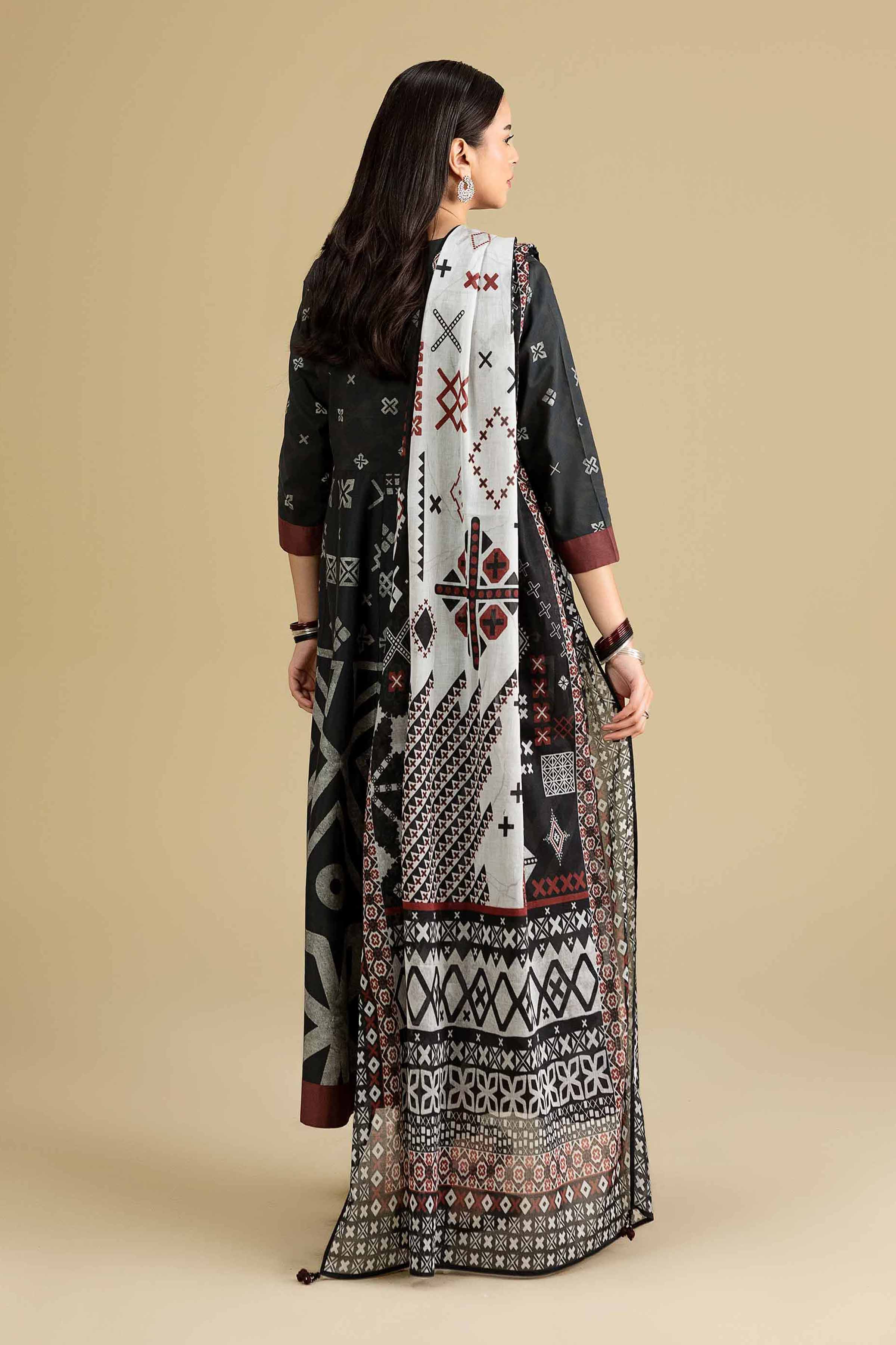 3 Piece - Printed Suit - KFE26-205 - Image 4
