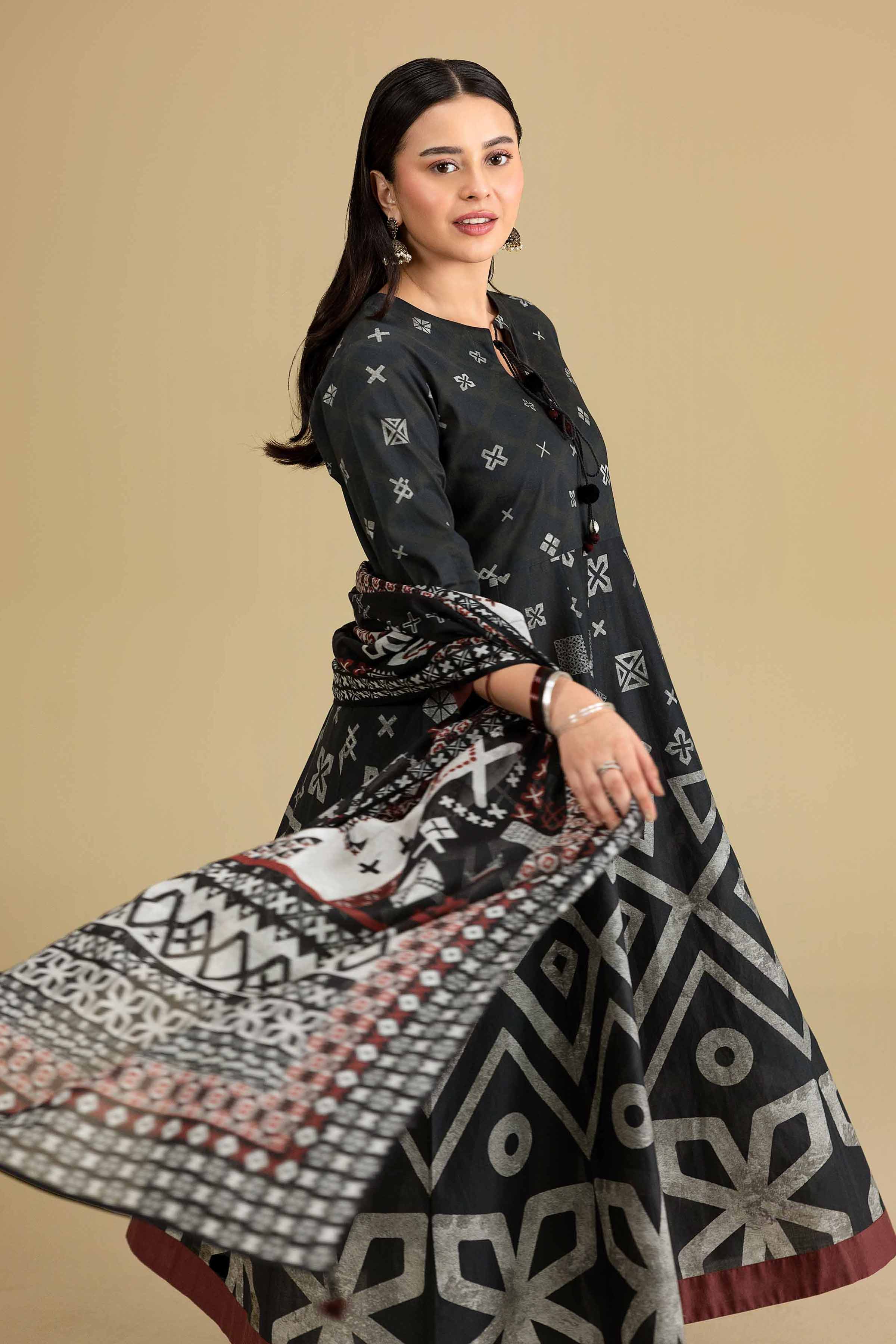3 Piece - Printed Suit - KFE26-205 - Image 6