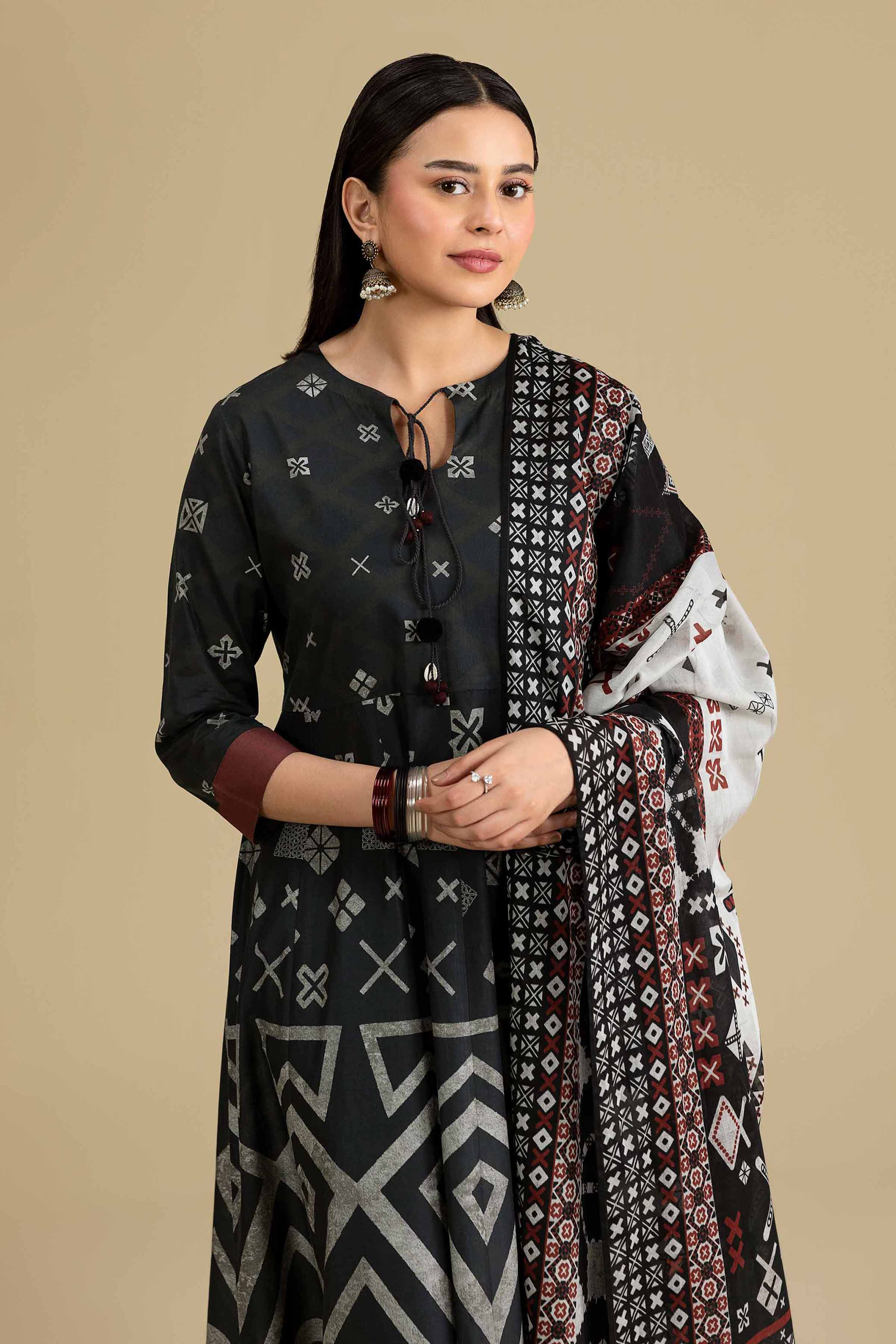 3 Piece - Printed Suit - KFE26-205 - Image 7
