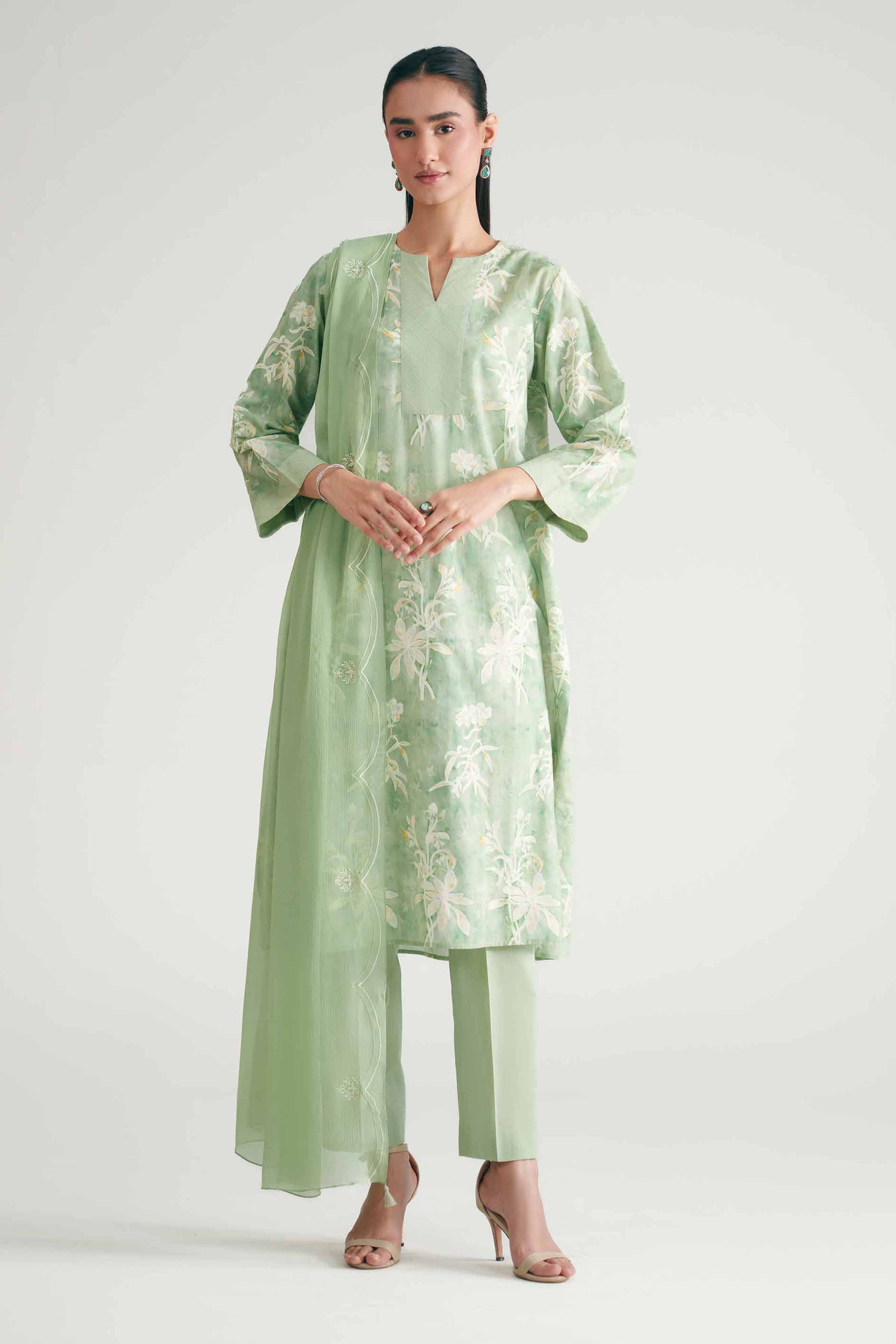 3 Piece - Printed Suit - KFE26-227 - Image 3