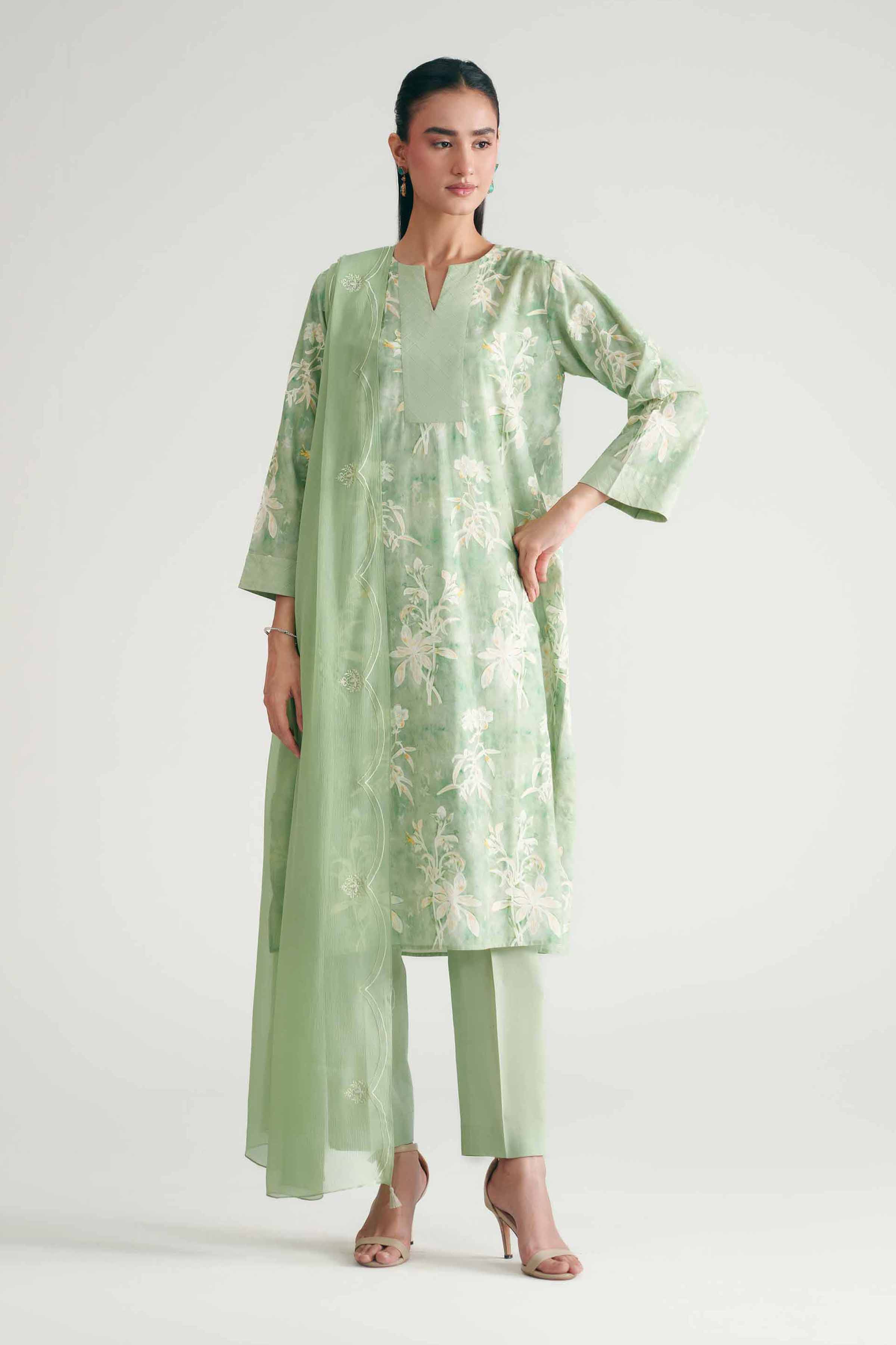 3 Piece - Printed Suit - KFE26-227 - Image 5
