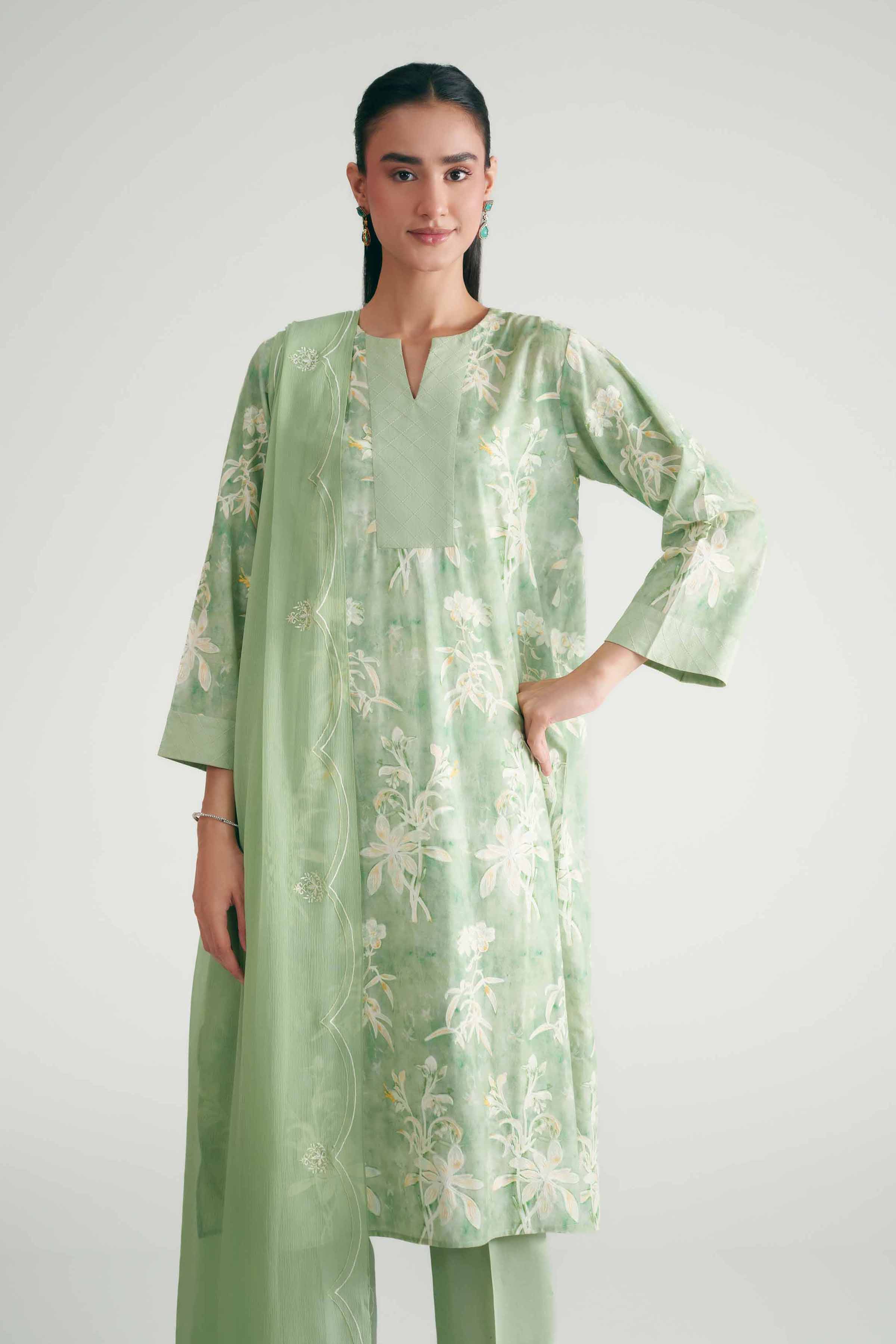 3 Piece - Printed Suit - KFE26-227 - Image 6