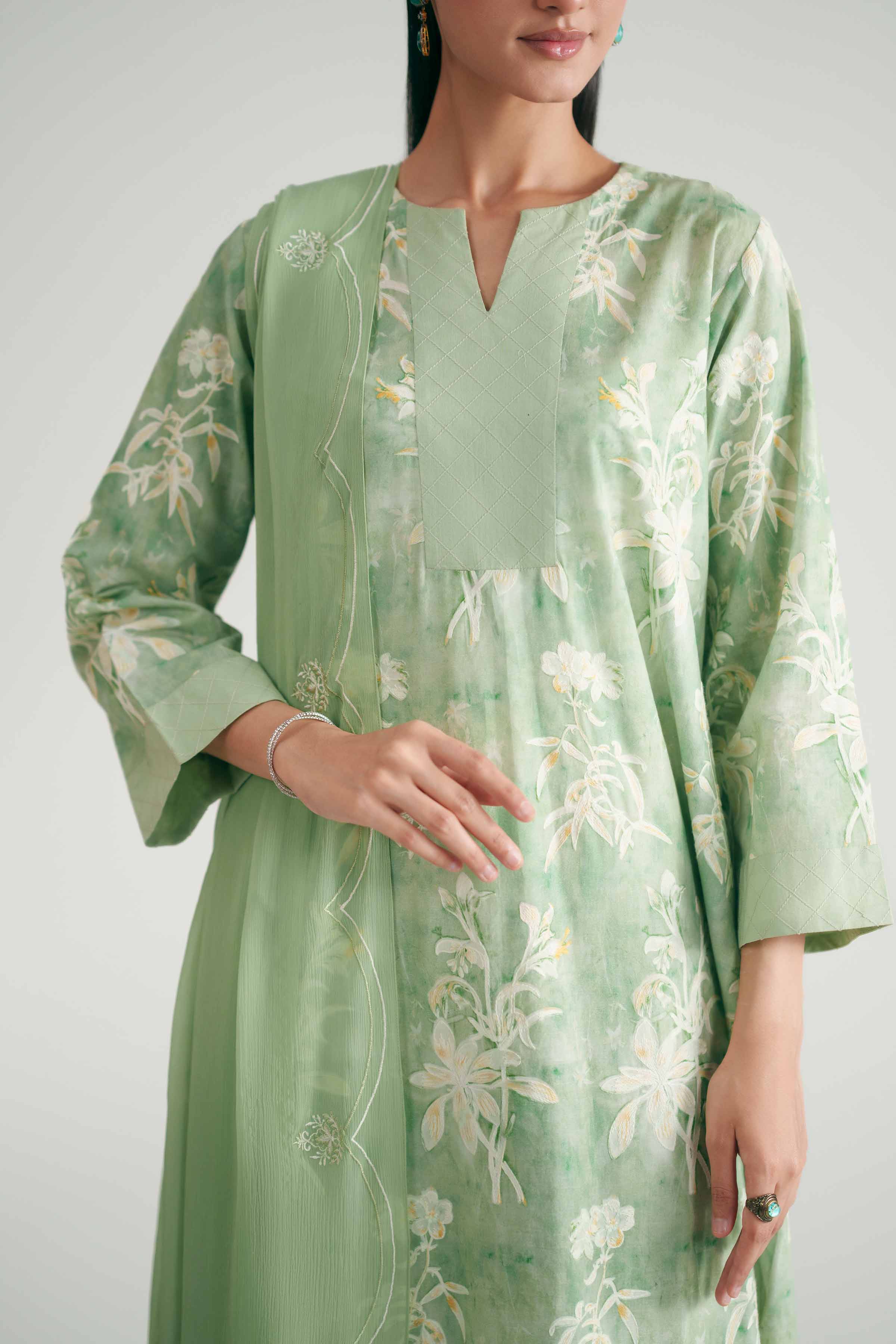 3 Piece - Printed Suit - KFE26-227 - Image 8