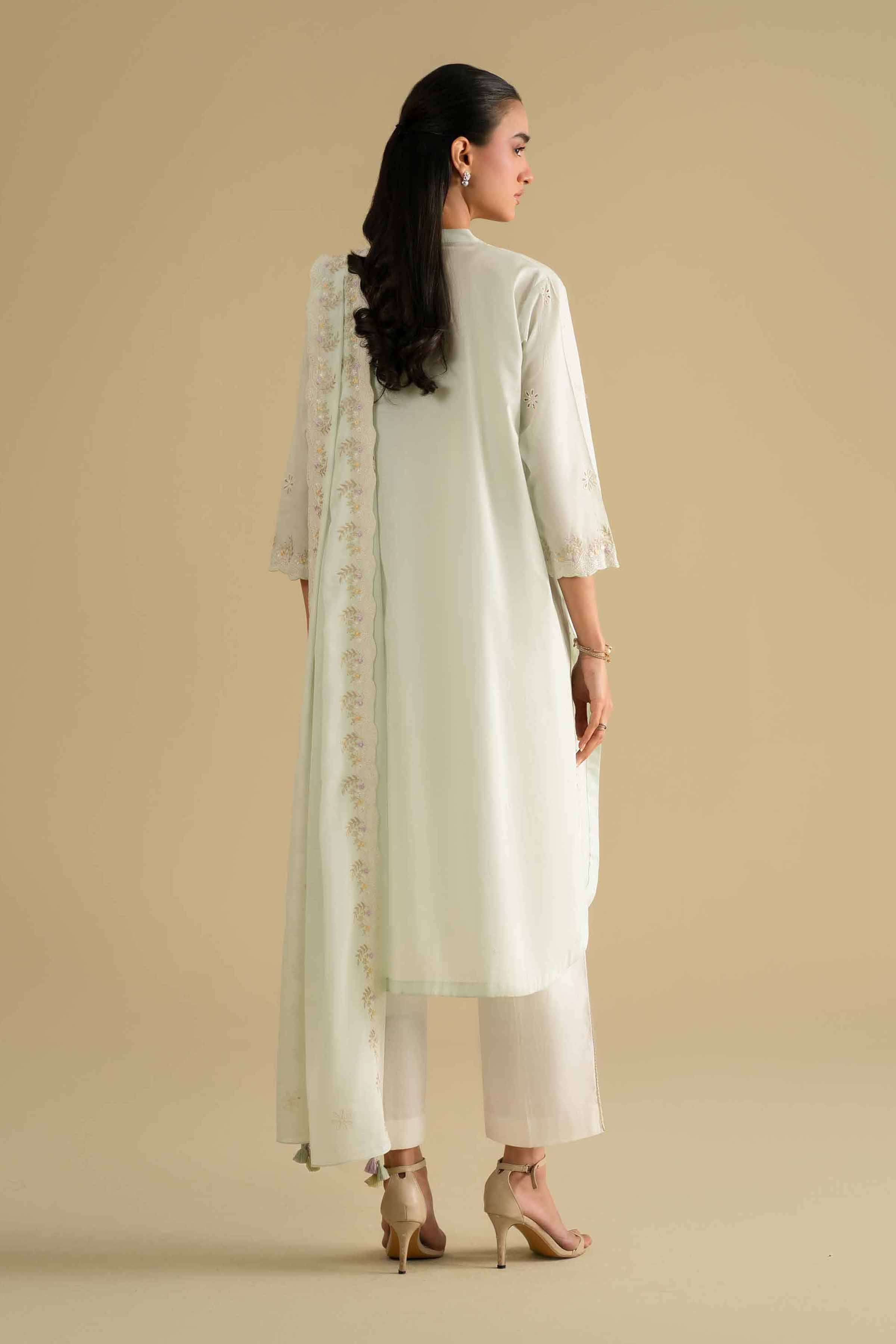 2 Piece - Embroidered Suit - KFE26-230 - Image 4