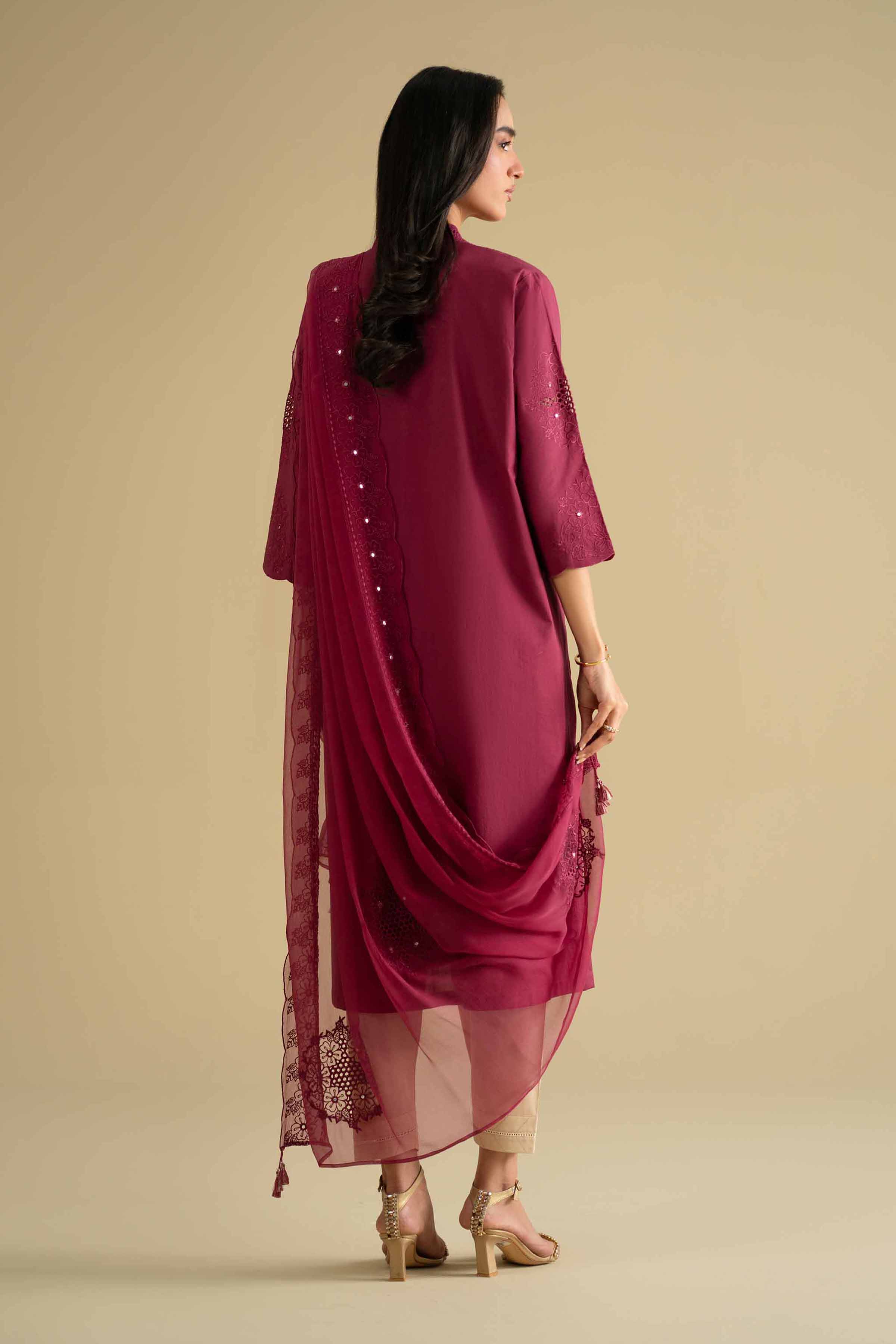 2 Piece - Embroidered Suit - KFE26-24 - Image 4