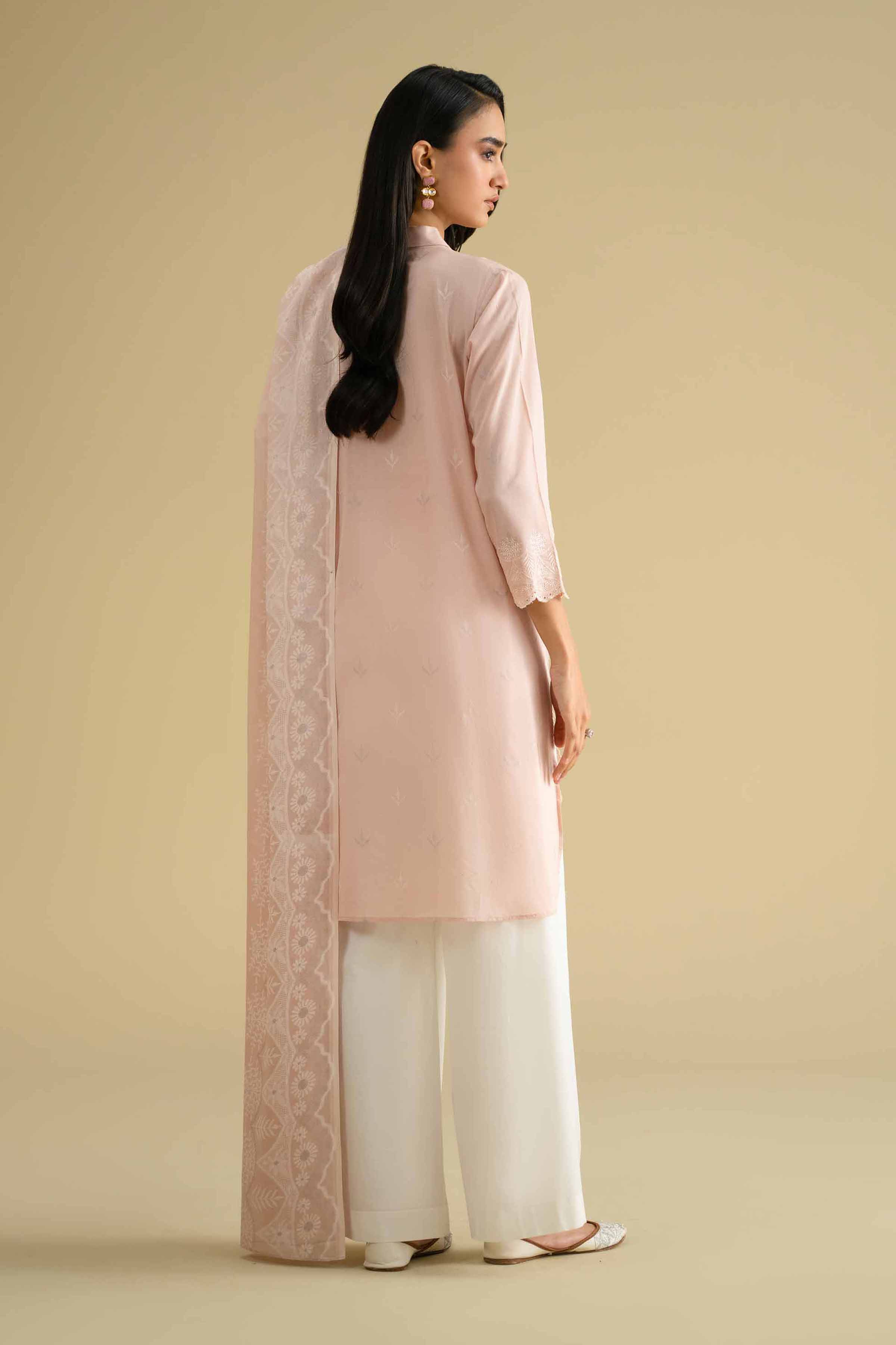 2 Piece - Printed Embroidered Suit - KFE26-29 - Image 4