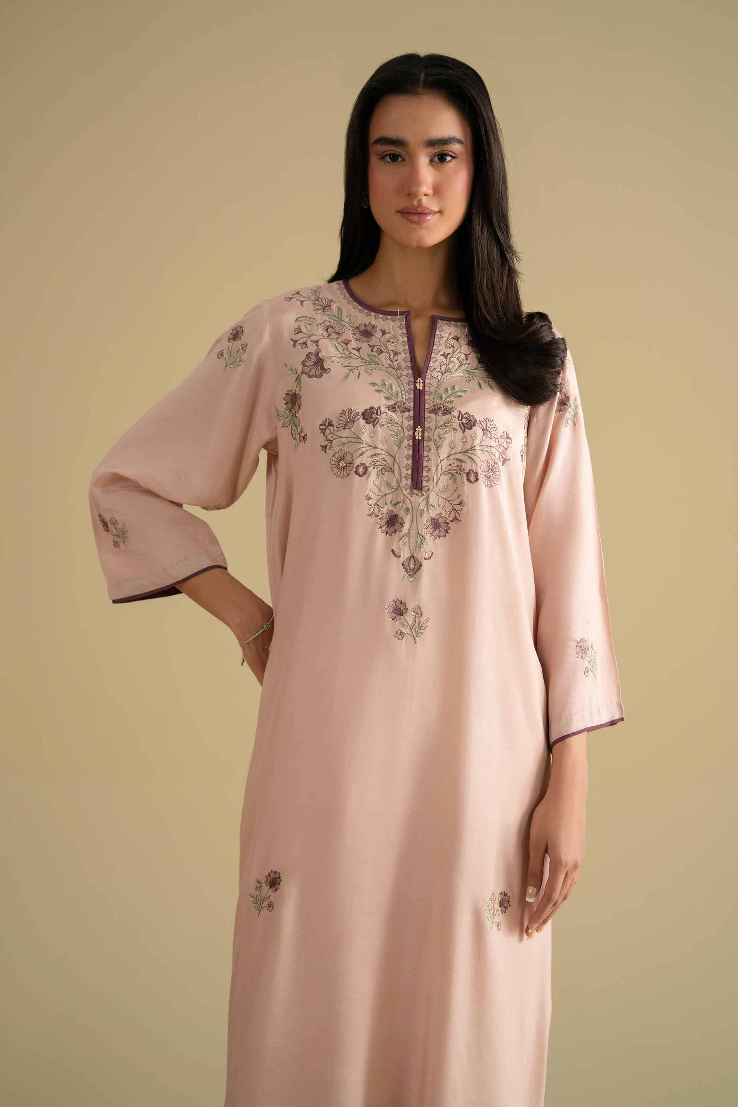 2 Piece - Embroidered Suit - KFE26-32 - Image 6