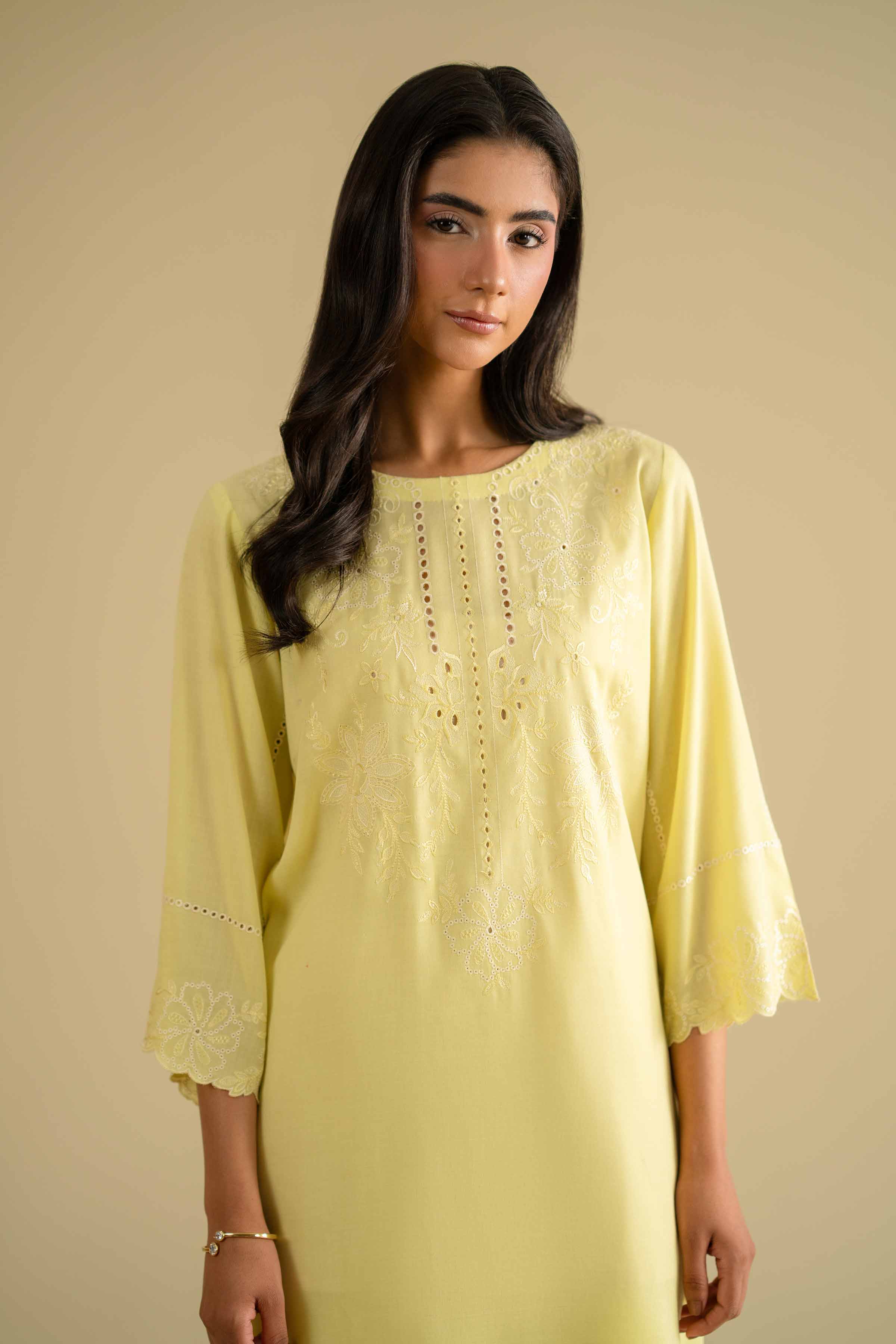 2 Piece - Embroidered Suit - KFE26-39 - Image 2