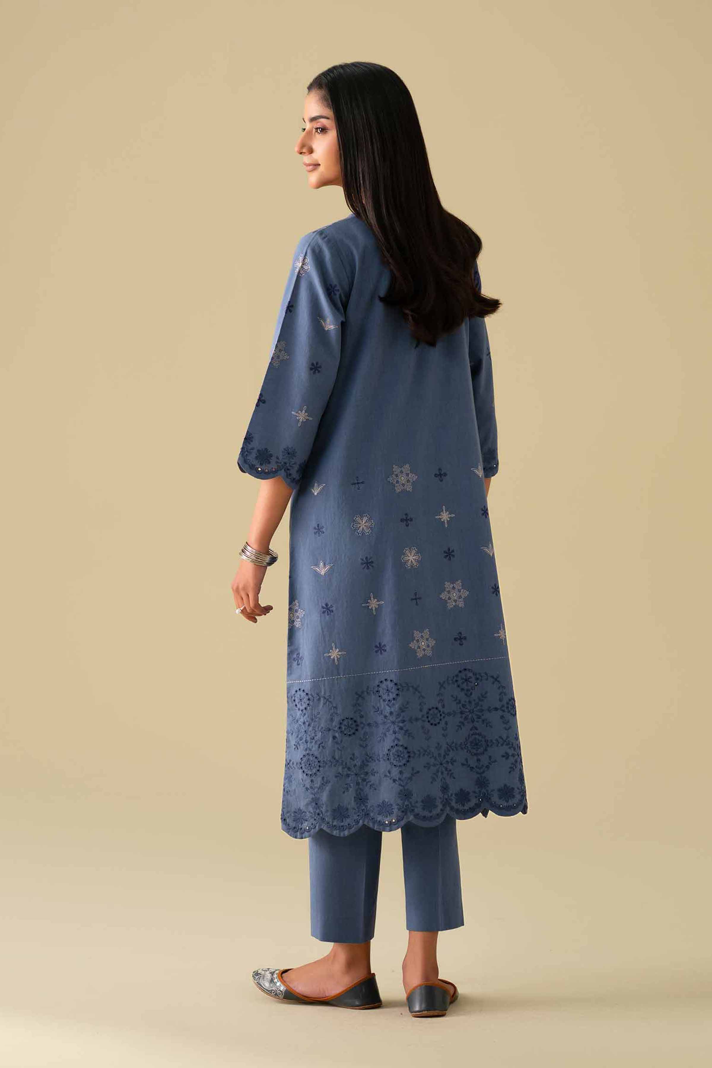 2 Piece - Embroidered Suit - KFE26-42 - Image 8