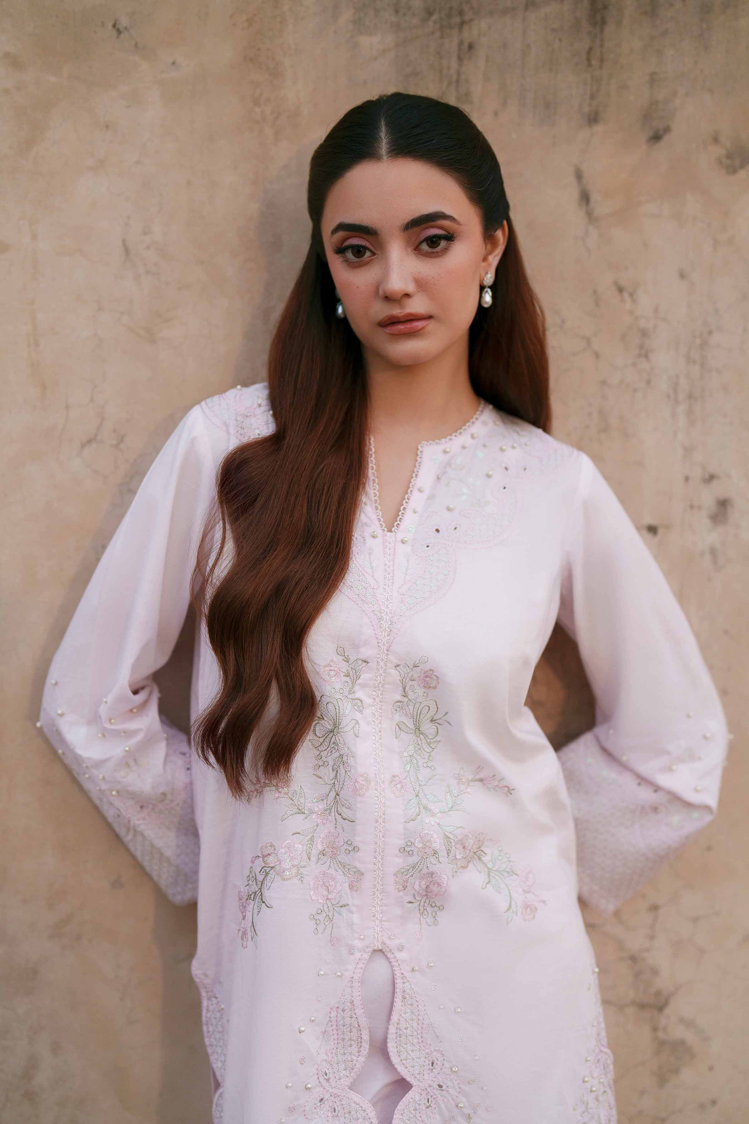 2 Piece - Embroidered Suit - KFE26-46 - Image 6