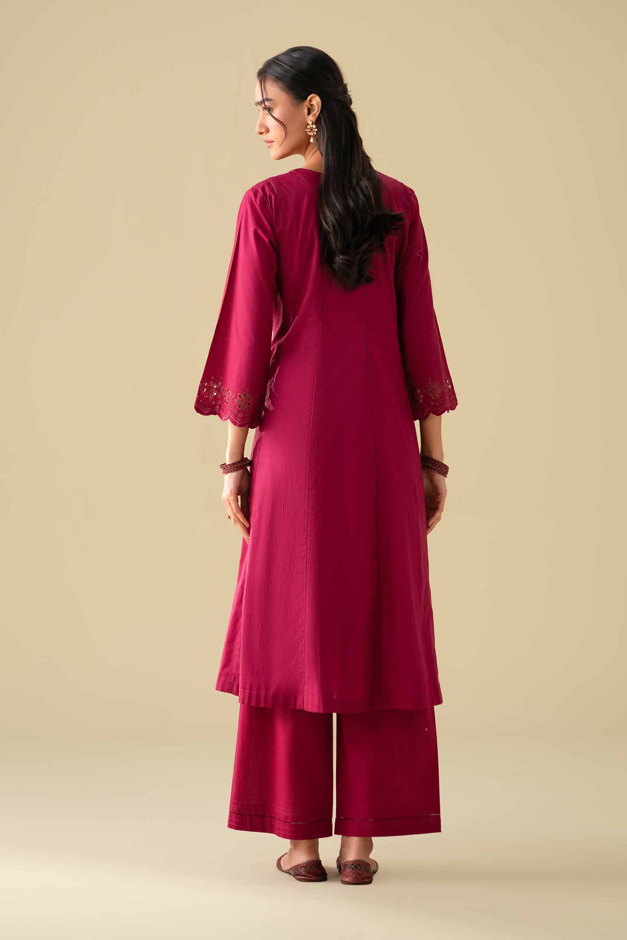 2 Piece - Embroidered Suit - KFE26-49 - Image 5