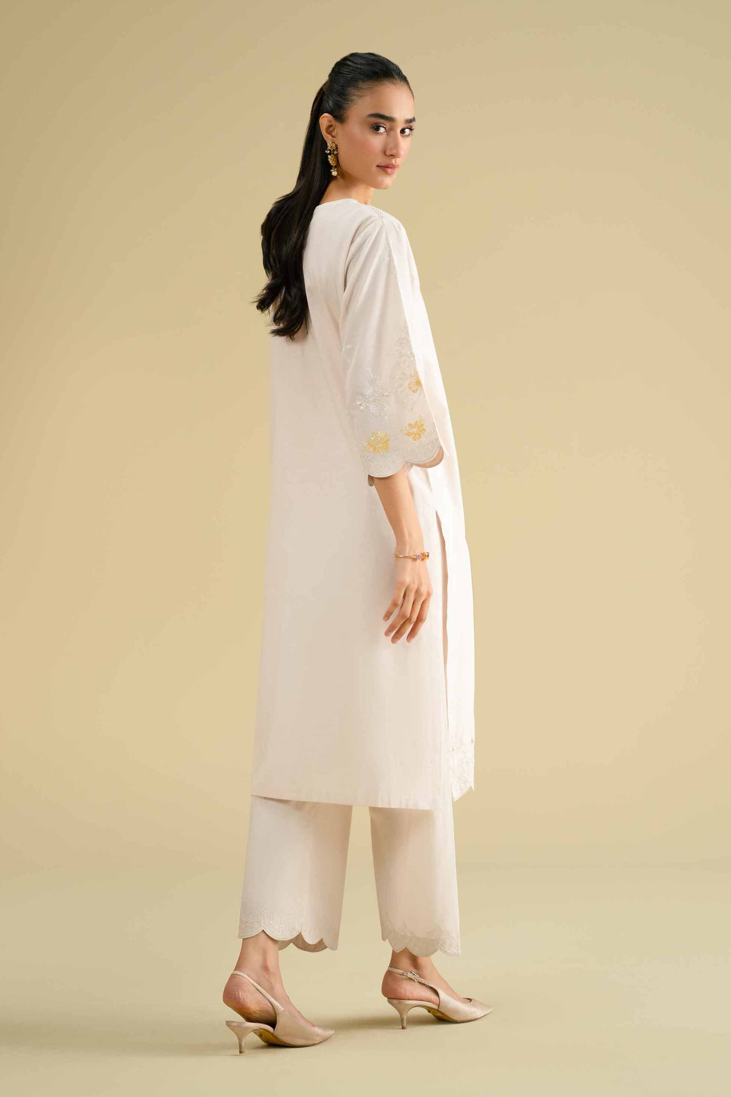 2 Piece - Embroidered Suit - KFE26-50 - Image 3