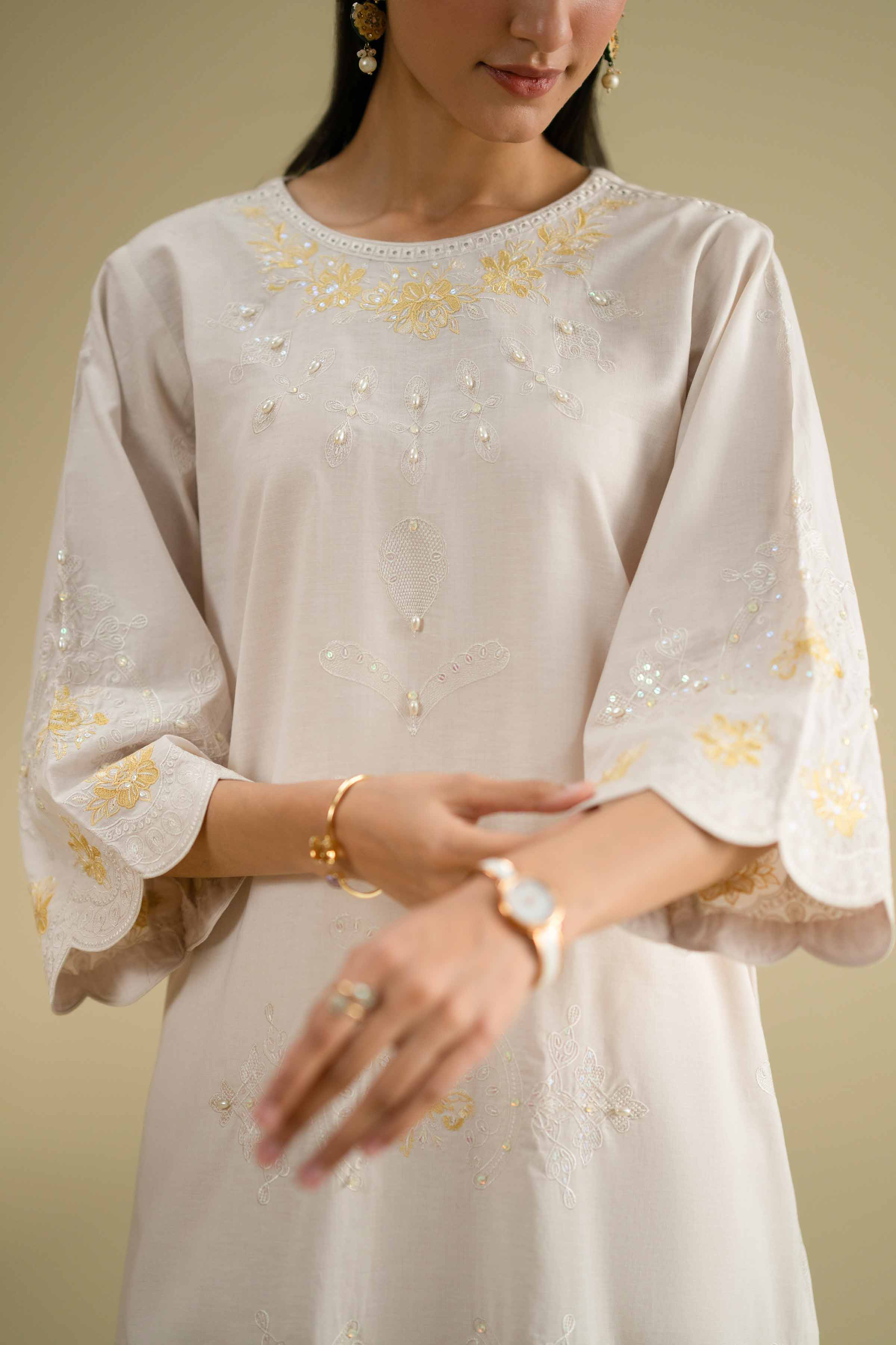 2 Piece - Embroidered Suit - KFE26-50 - Image 6