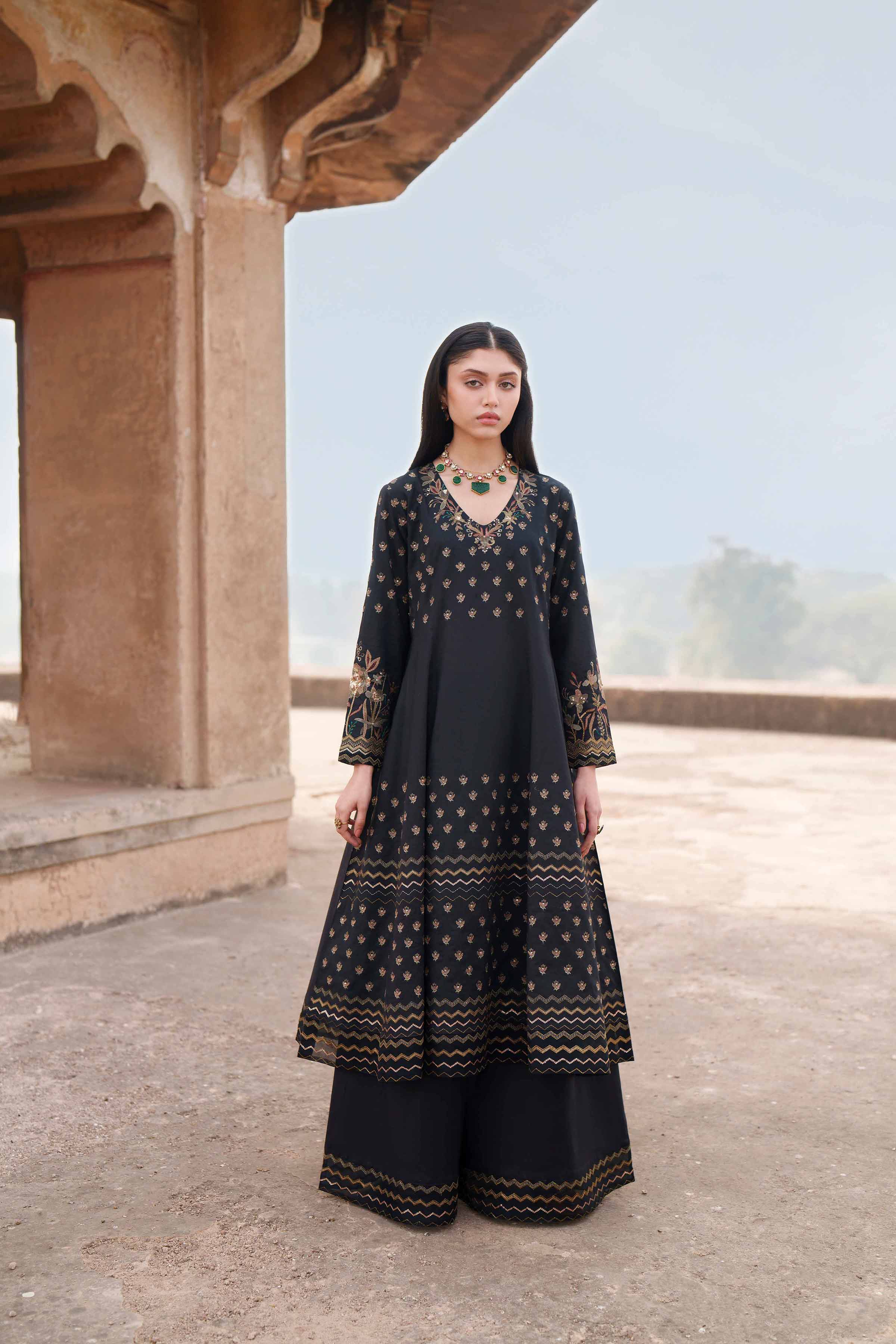 2 Piece - Embroidered Suit - KFE26-67 - Image 6