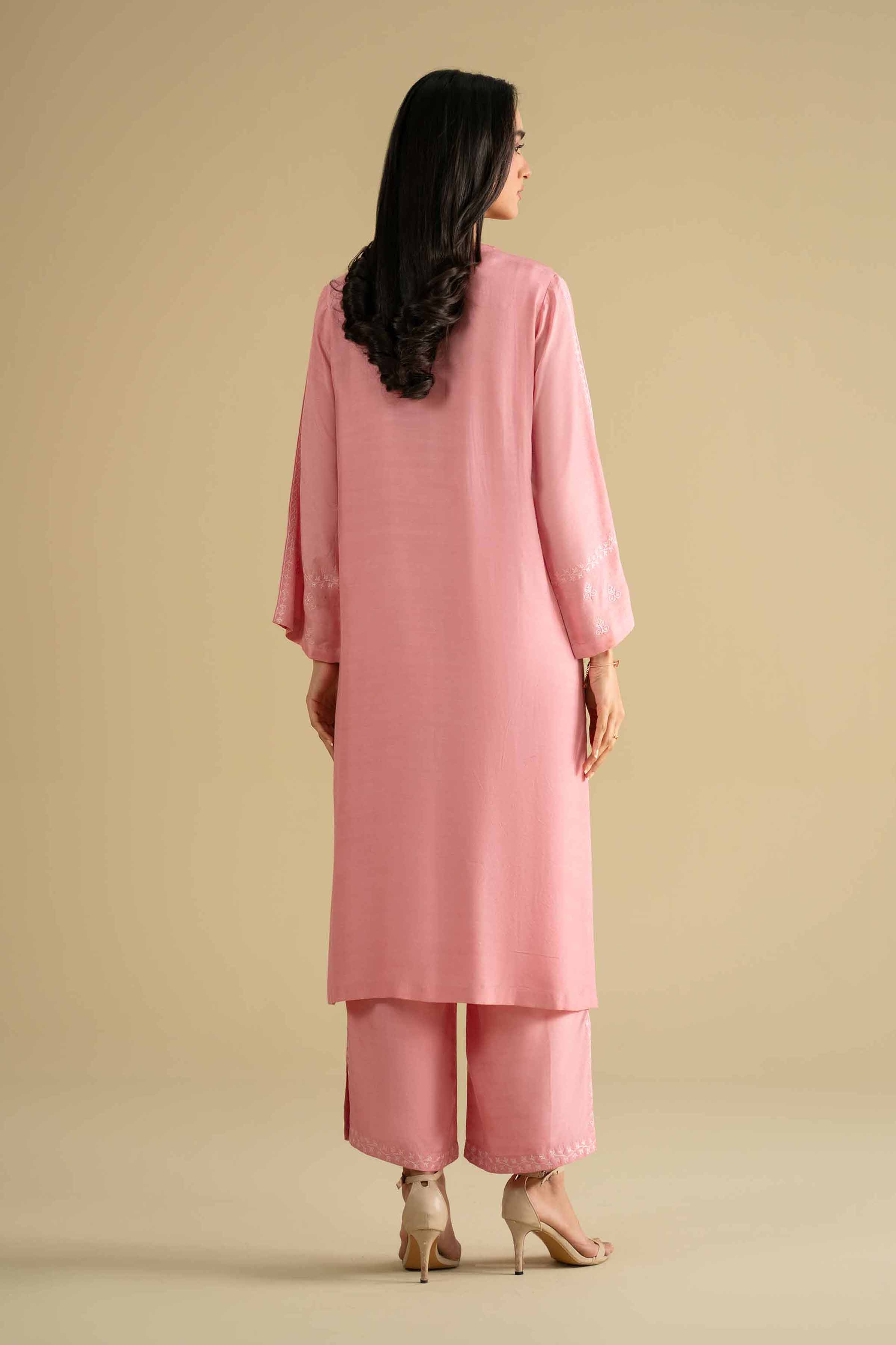 2 Piece - Embroidered Suit - KFE26-69 - Image 3