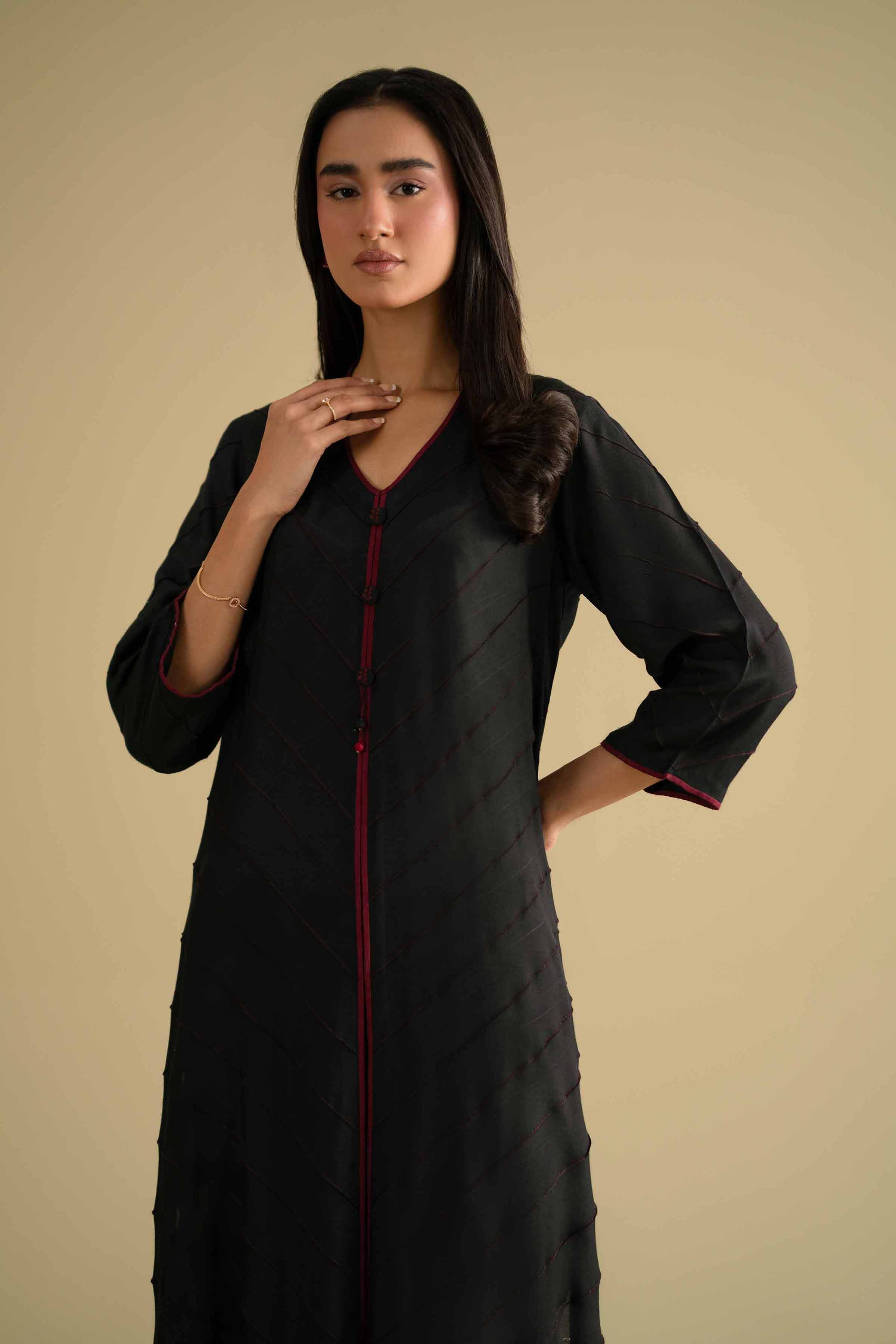 2 Piece - Embroidered Suit - KFE26-70 - Image 5