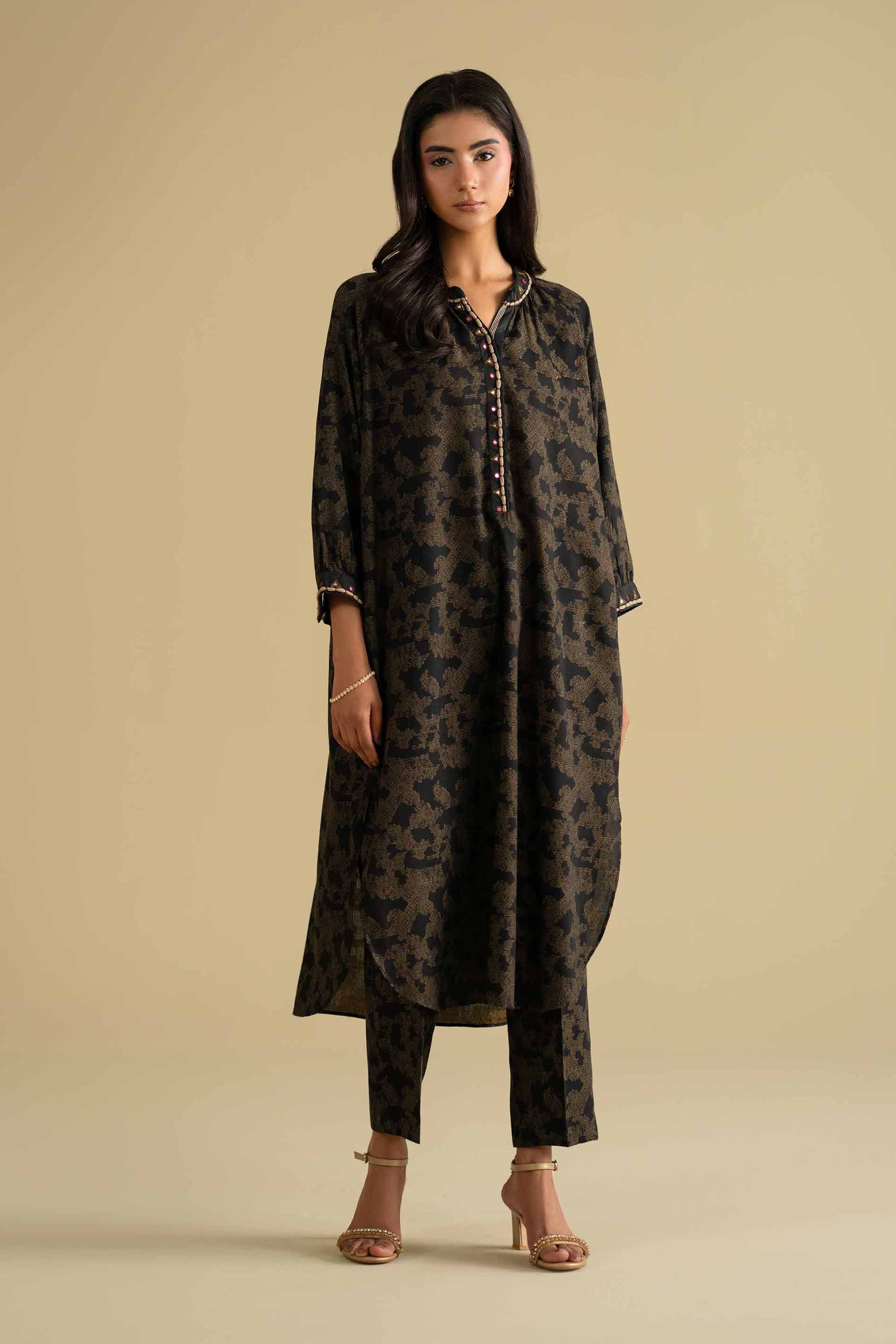 2 Piece - Embroidered Suit - KFE26-71