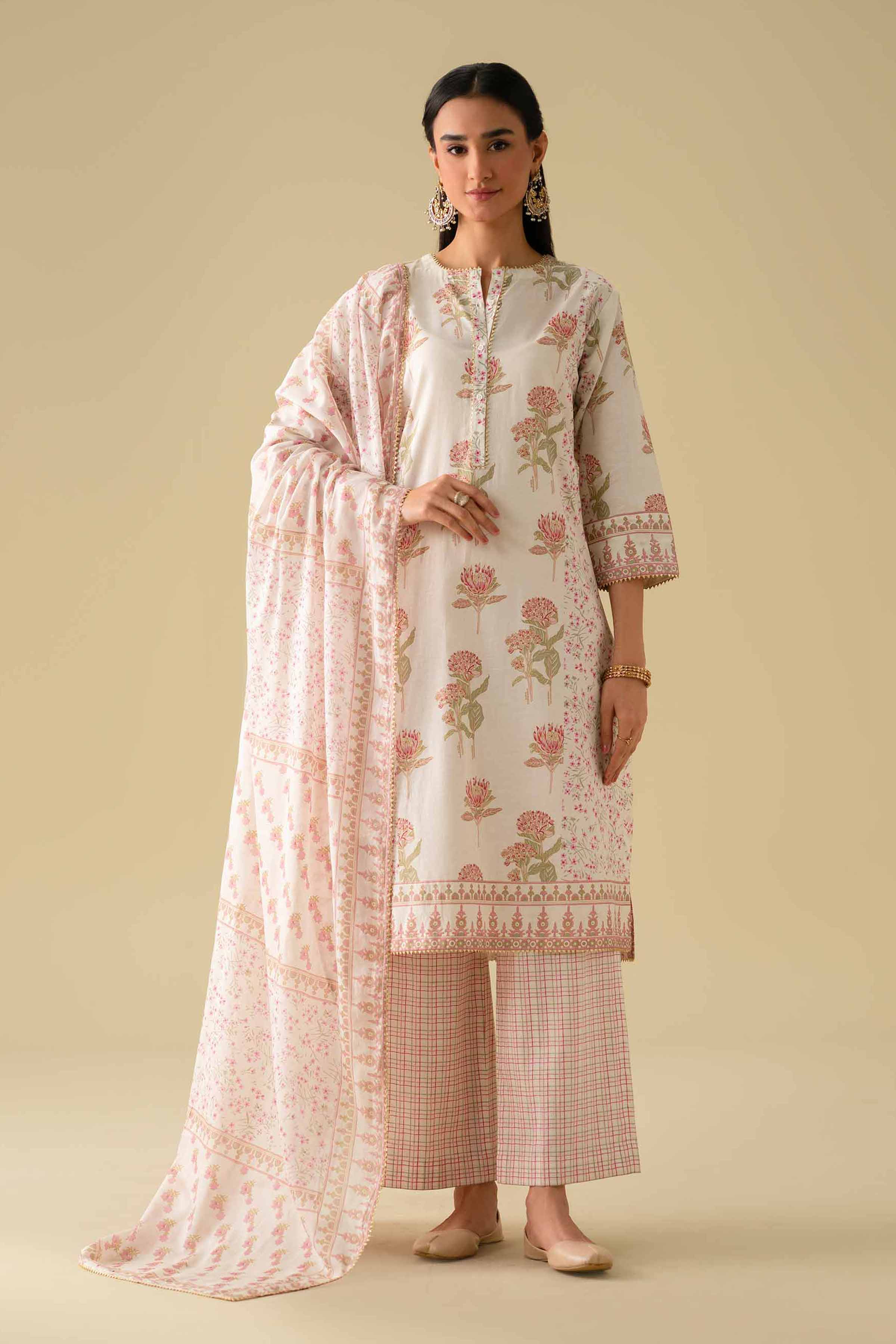 3 Piece - Printed Suit - KFE26-78