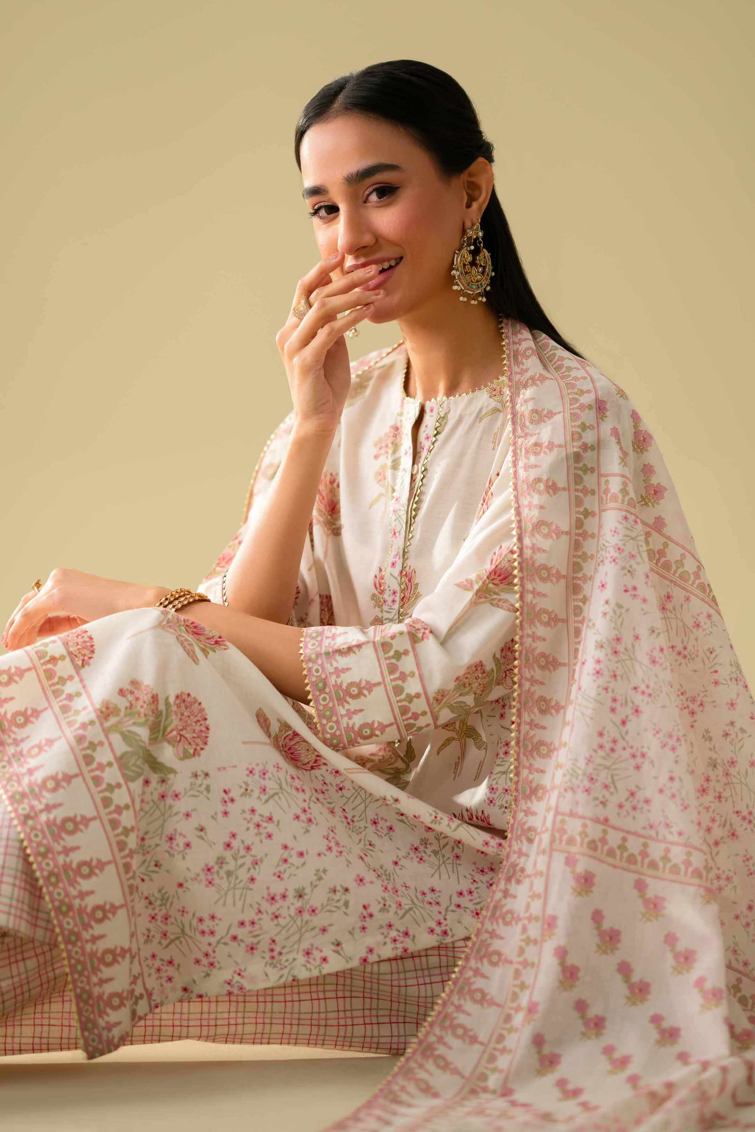 3 Piece - Printed Suit - KFE26-78 - Image 3