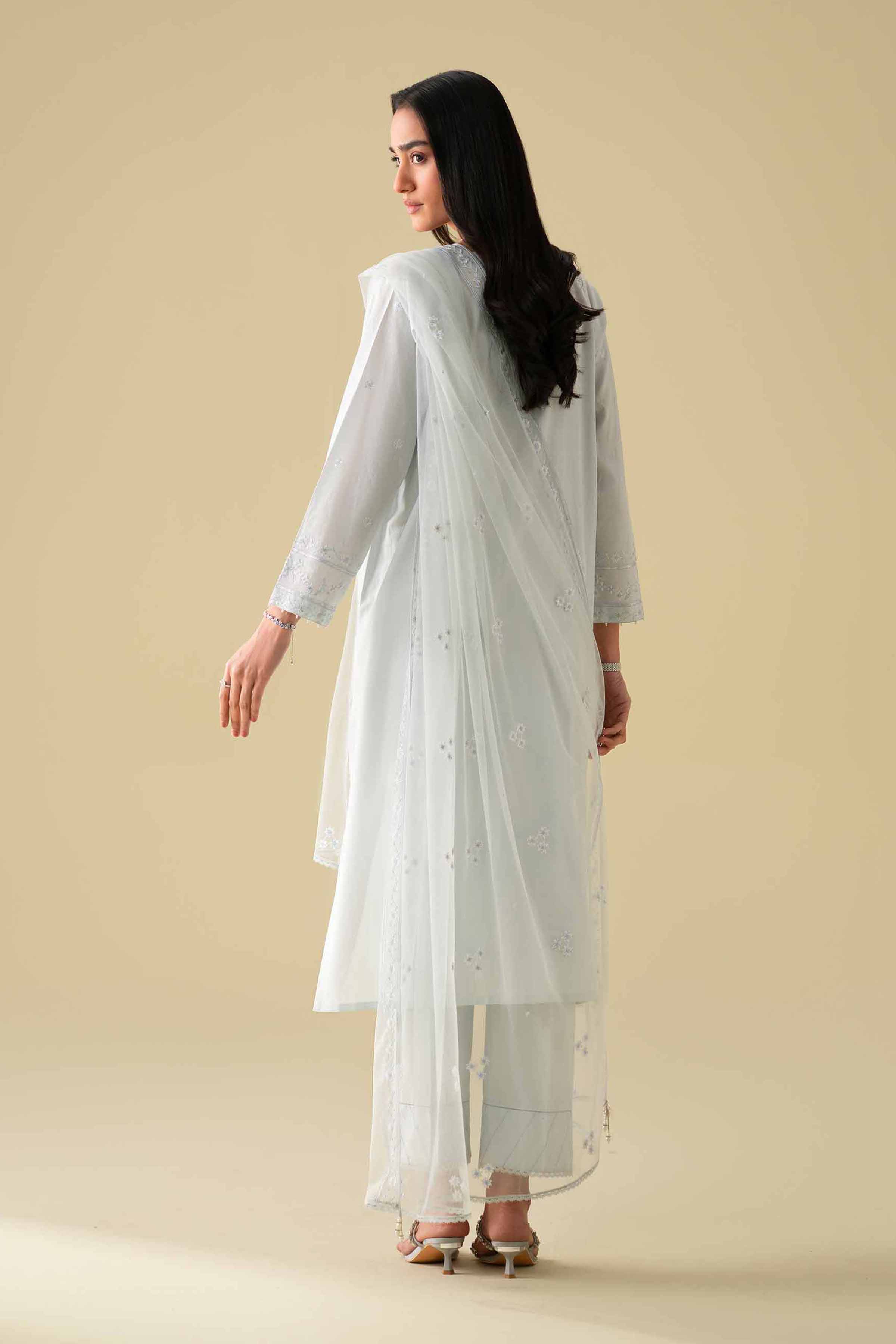 3 Piece - Embroidered Suit - KFE26-79 - Image 5