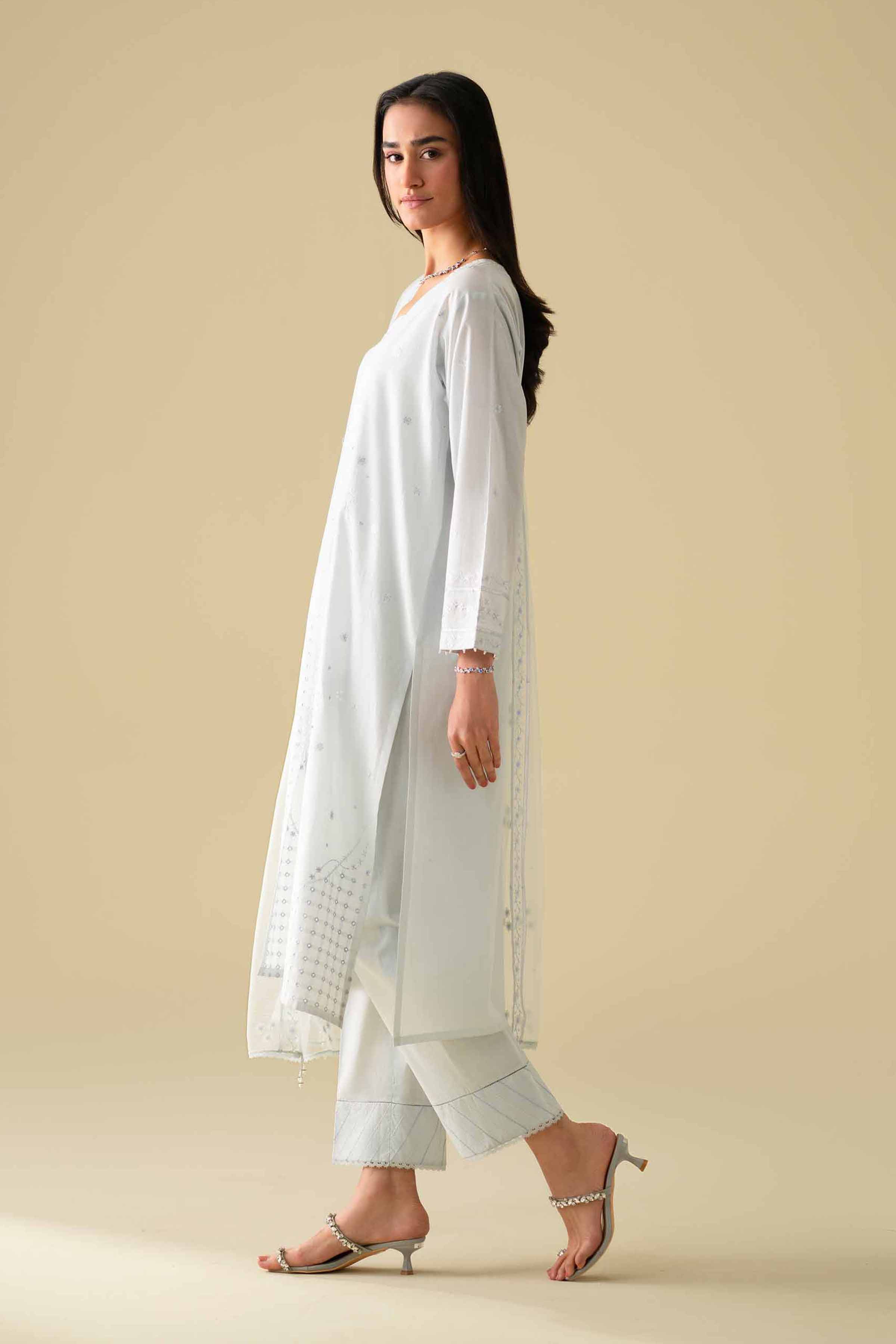 3 Piece - Embroidered Suit - KFE26-79 - Image 6
