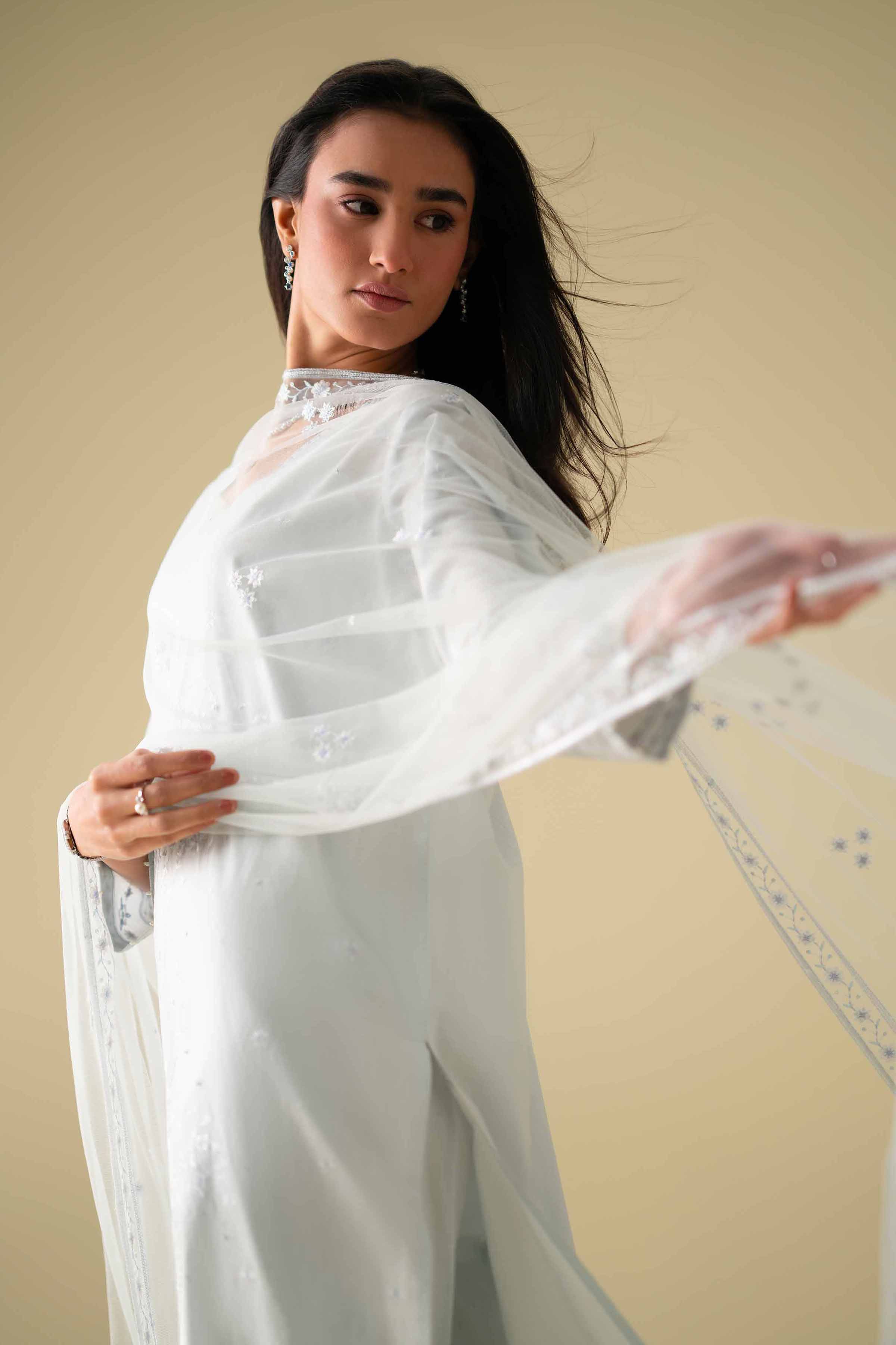 3 Piece - Embroidered Suit - KFE26-79 - Image 8